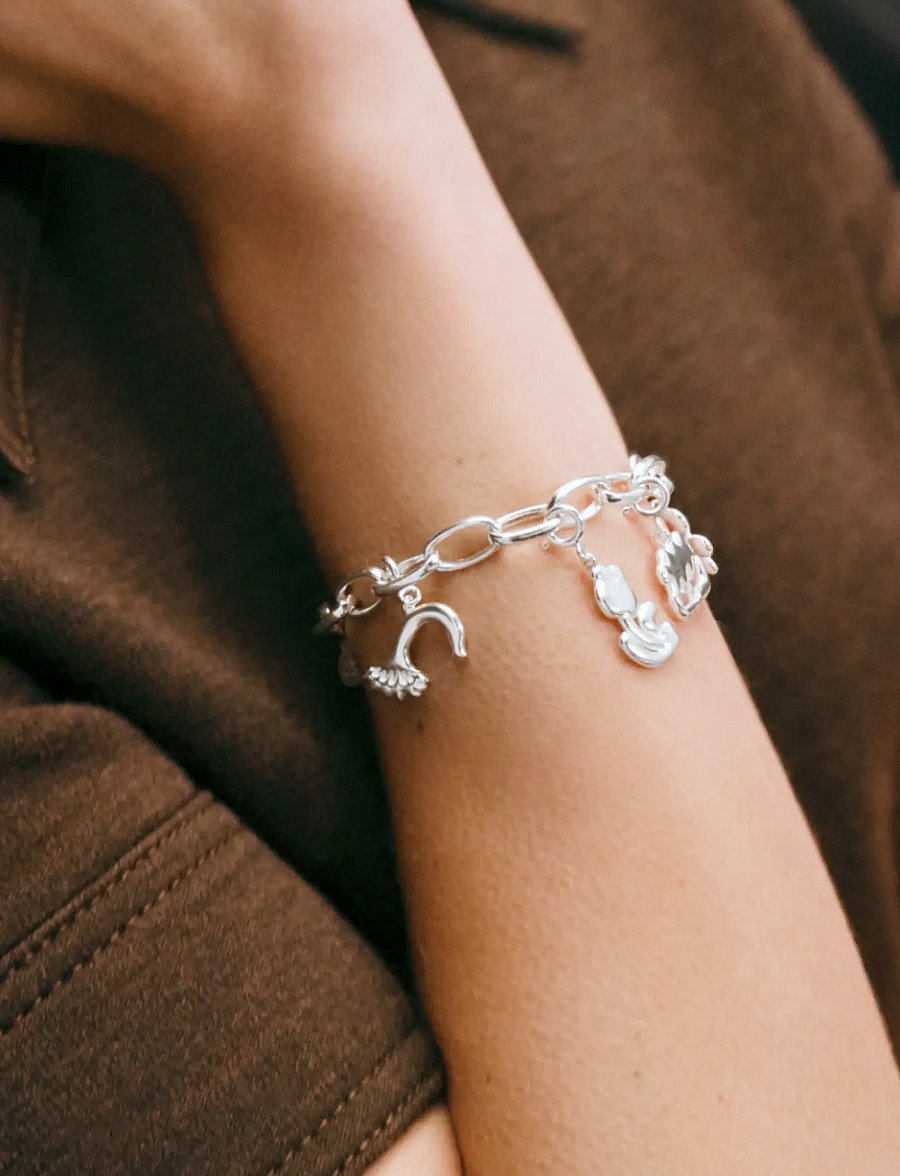 Kalevala - Kalevala x Marimekko Garden Paahde charm - anheng - silver - 0
