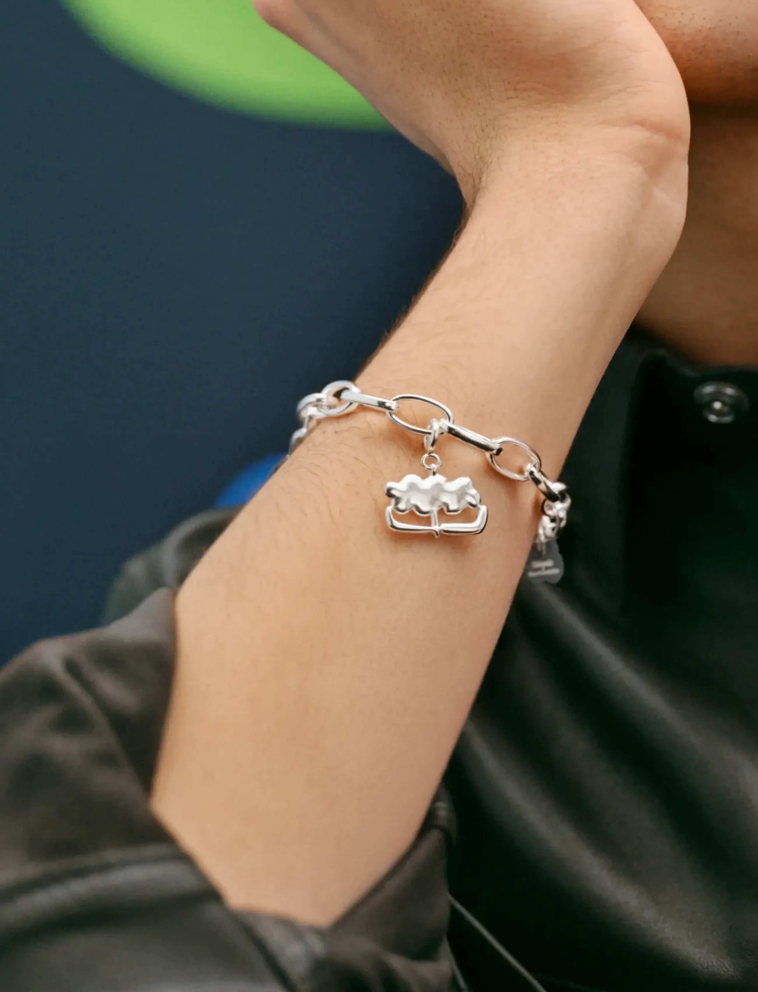 Kalevala Kalevala X Marimekko Garden Rantakukka Charm, One Size, Silver, Smykker > Vedhæng, Dame