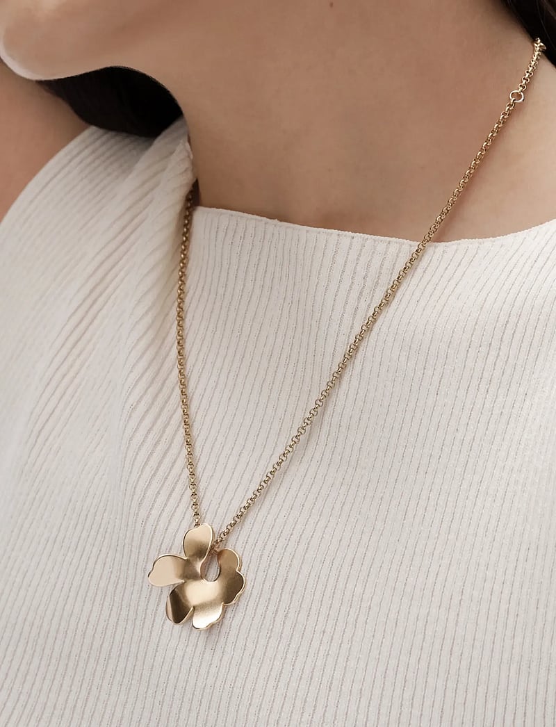Kalevala - Unikko Pendant Small - kedjehalsband - bronze - 0