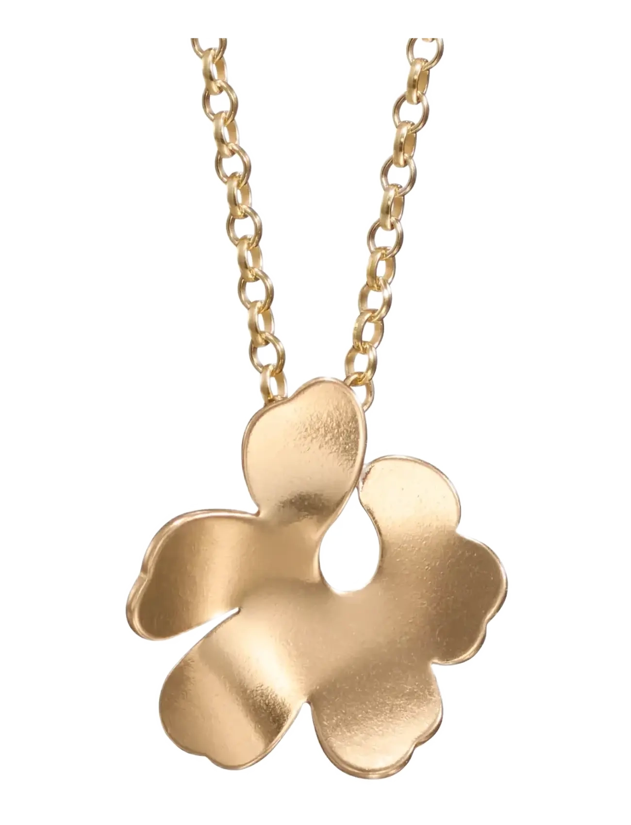 Kalevala Kalevala X Marimekko Unikko Pendant Miniature, One Size, Gold, Halskæder > Smukke Halskæder, Dame