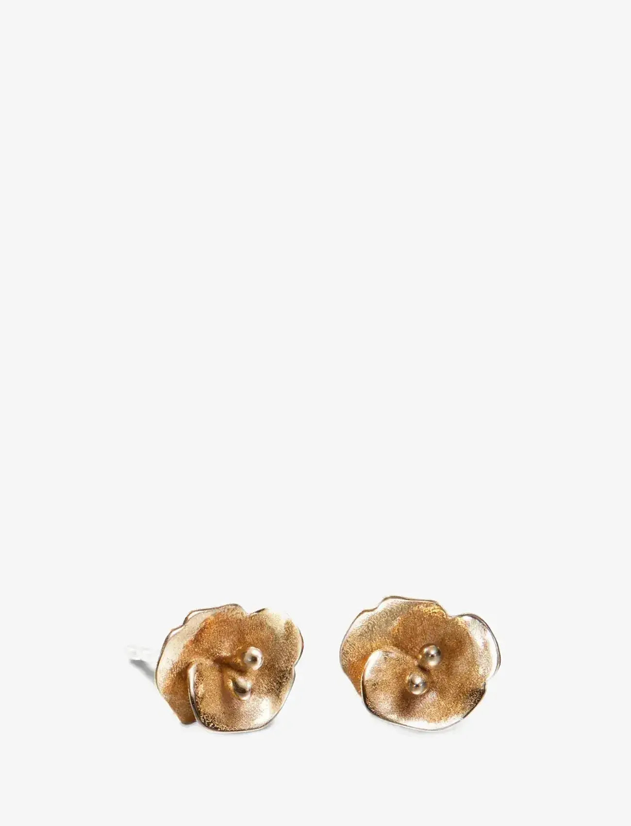 Kalevala - Summer Night Rose miniature earrings - Ørestikker - bronze - 1