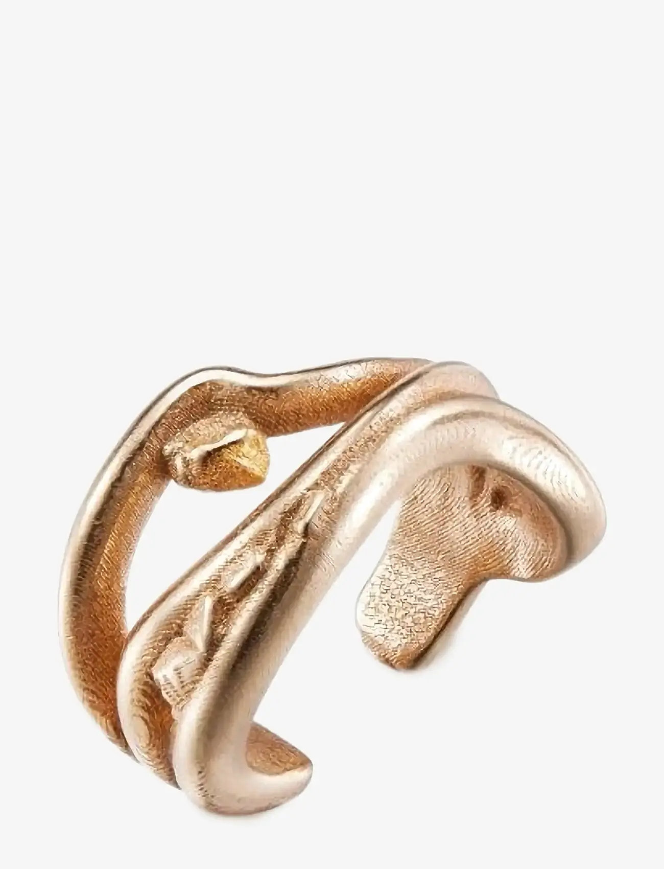 Kalevala - Männyt ear cuff - enkelte øreringe - bronze - 1
