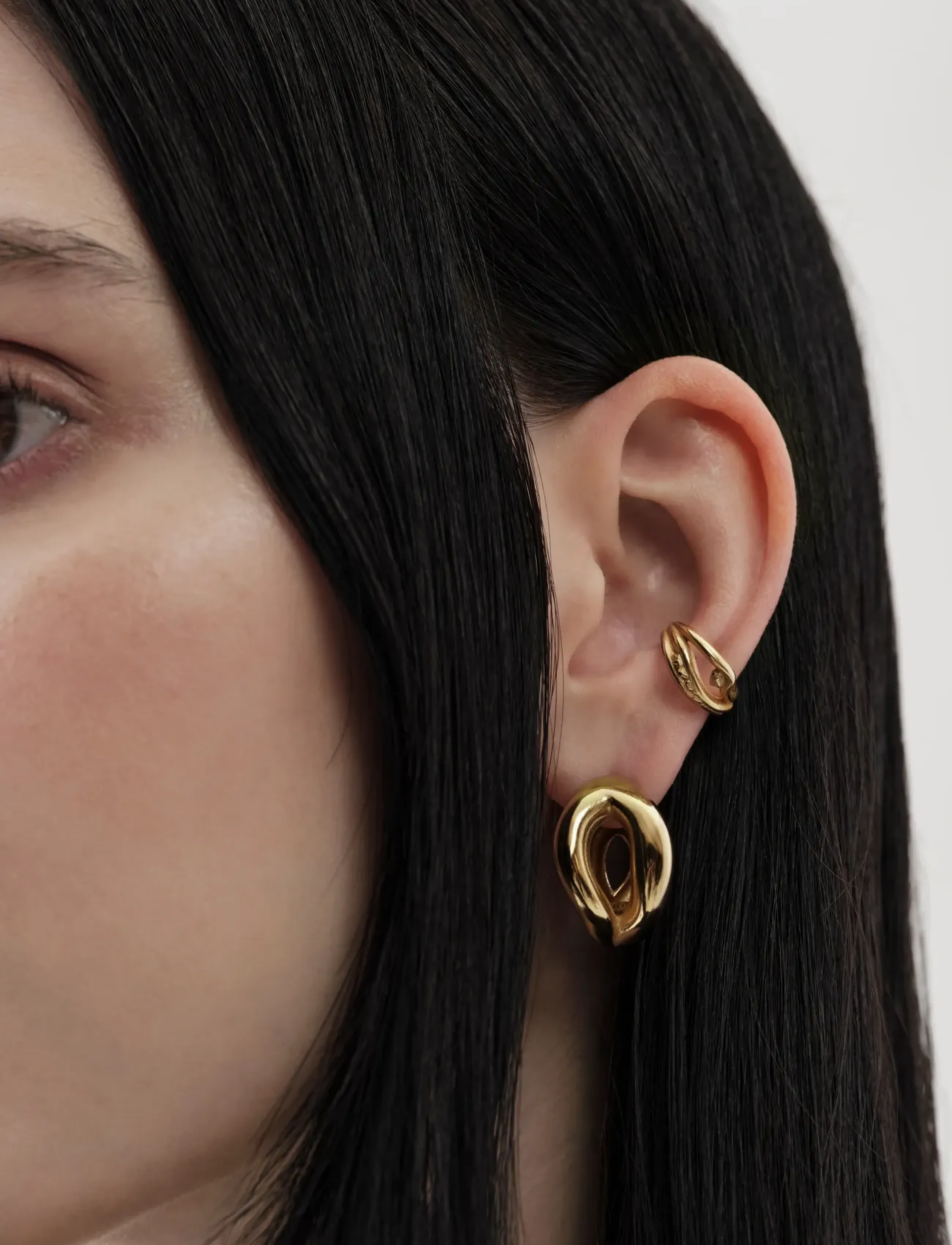 Kalevala - Männyt ear cuff - yhden pakkauksen korvakoru - bronze - 2