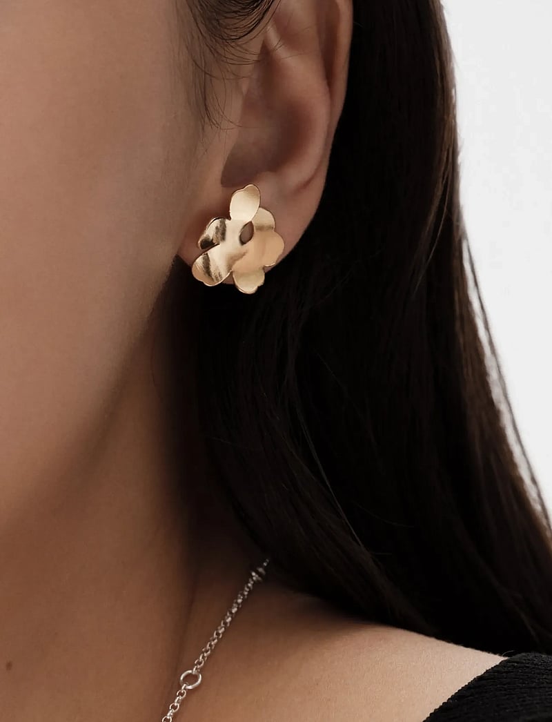 Kalevala - Unikko Earrings Miniature - Ørestikker - bronze - 0