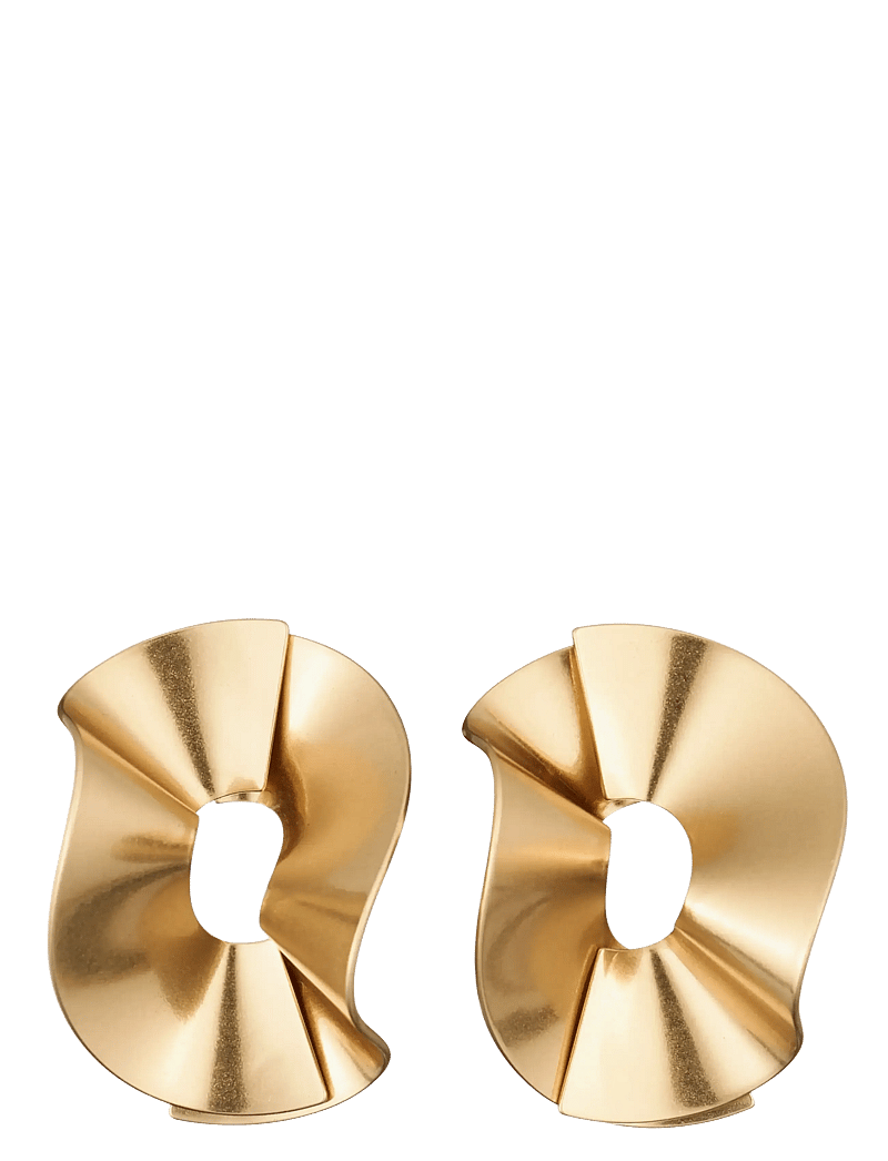Kalevala - Alluring Earrings round - statement øreringe - bronze - 1