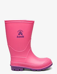 Kamik - STOMP - gummistøvler uten linjer - pink - 1