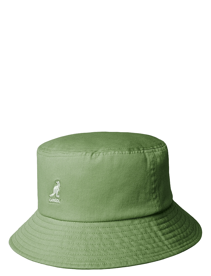 Kangol - KG WASHED BUCKET - bøllehatte - oil green - 0