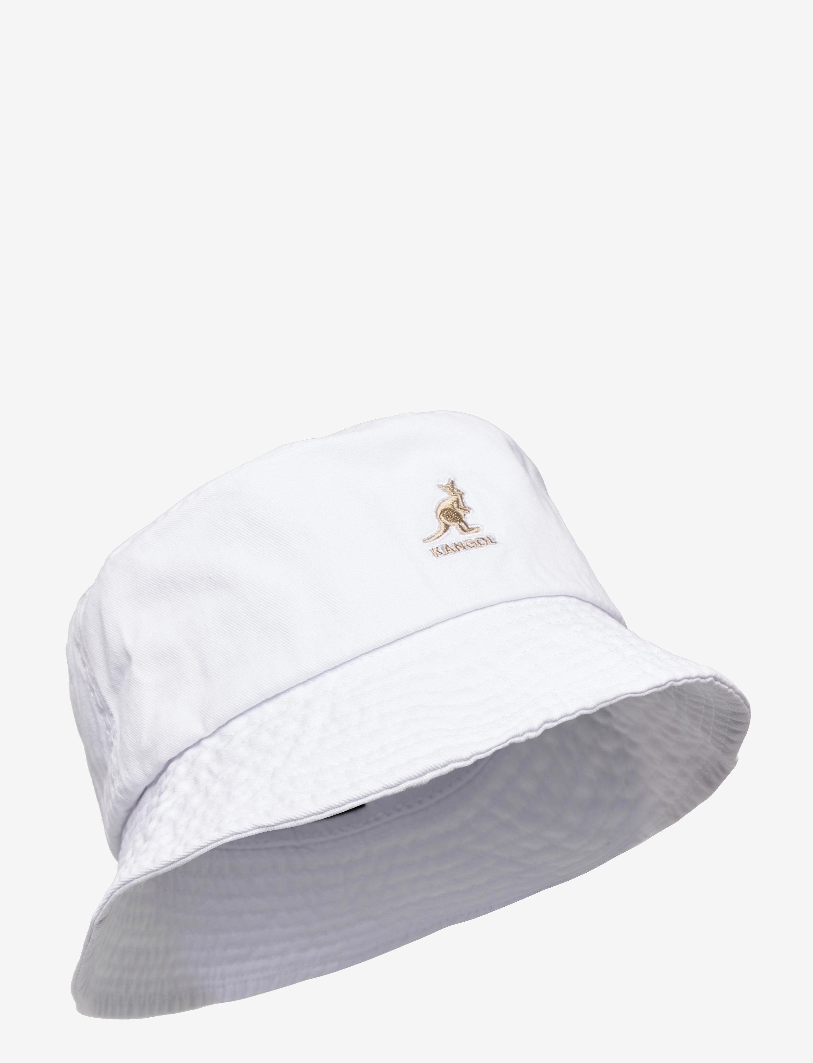 Kangol KG WASHED BUCKET - Accessoarer - WHITE / white