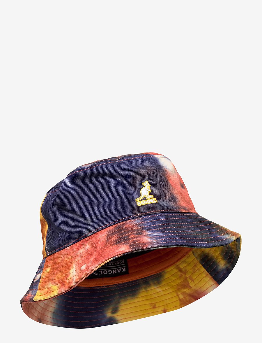 Kangol - TIE DYE BUCKET - bøllehatte - golden palm - 0