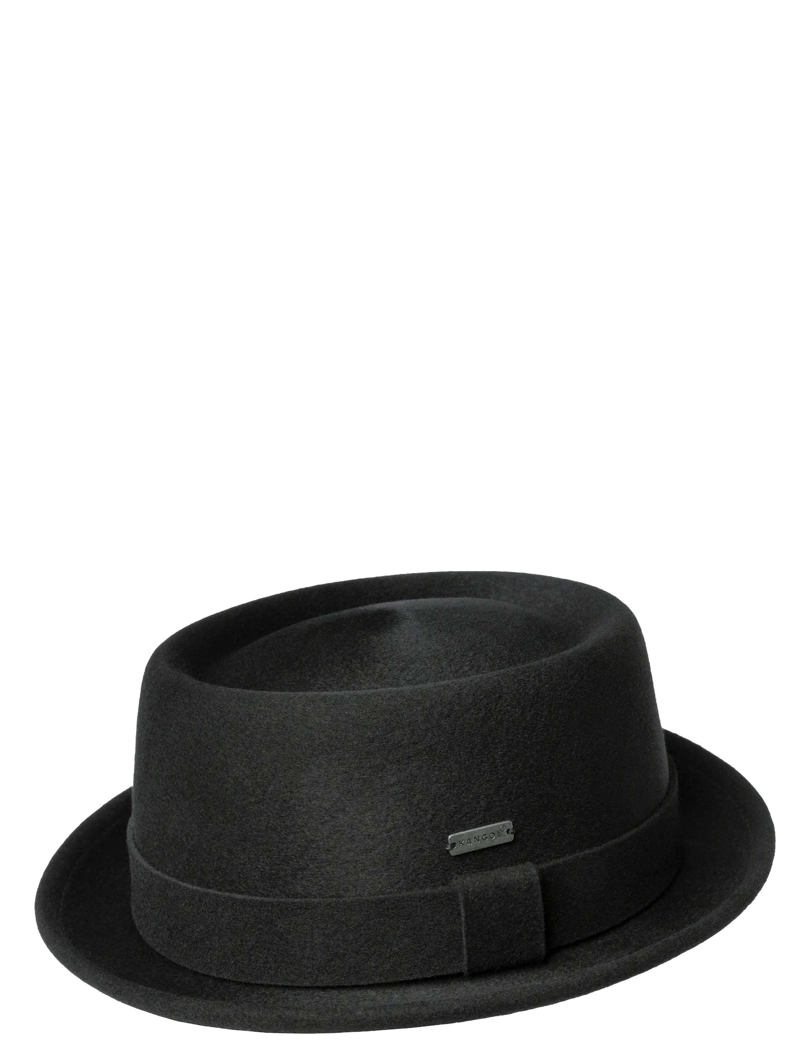 Kangol KG POLISHED PORKPIE - Kangol - BLACK / black