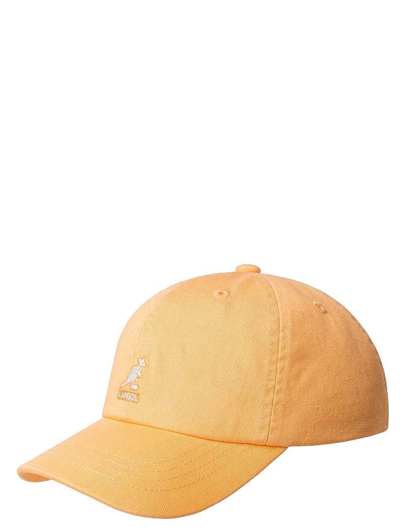 Kangol - KG WASHED BASEBALL - kepsar - papaya-milk - 0