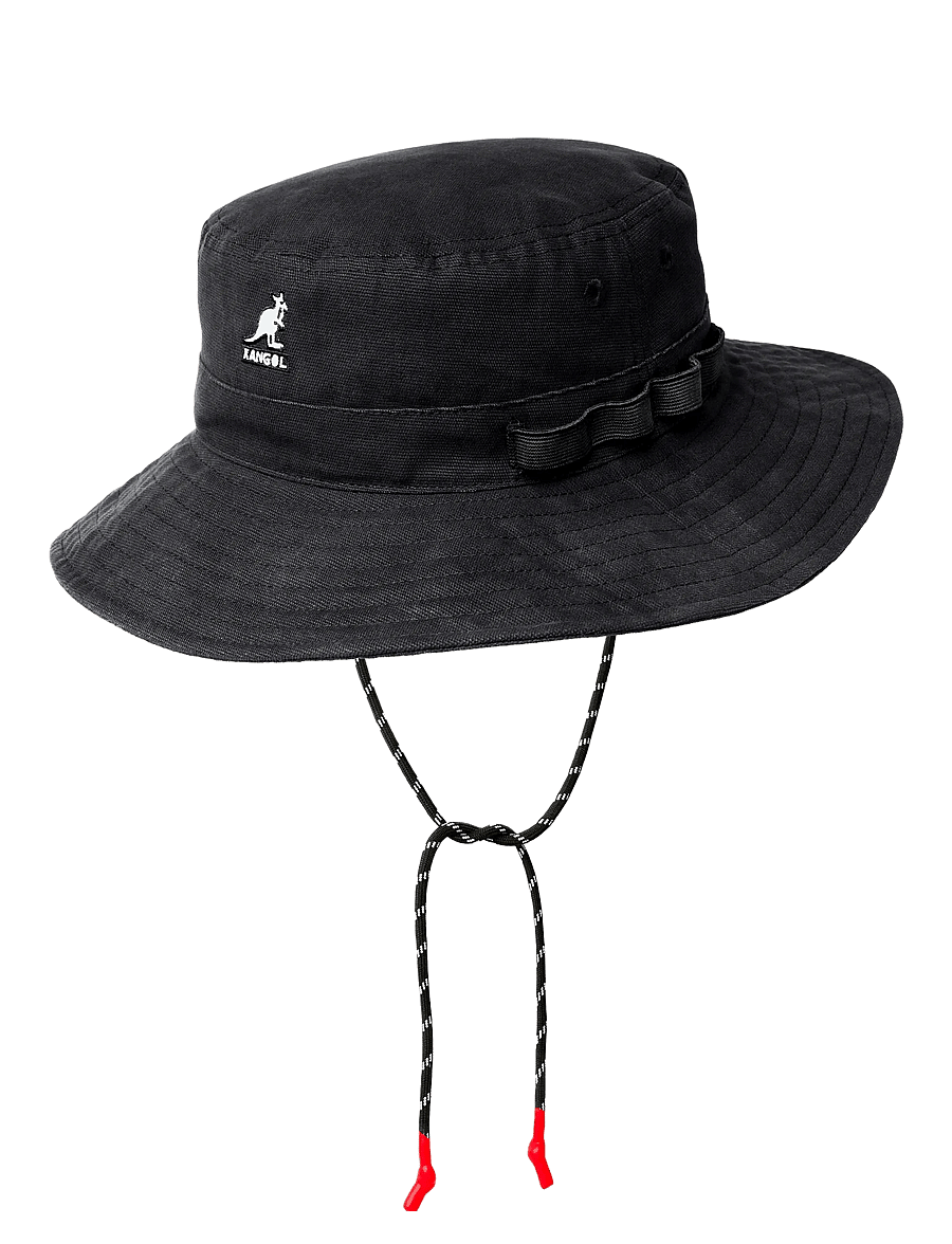 Kangol - KG UTILITY CORDS JUNGLE HAT - bucket hats - coal - 0