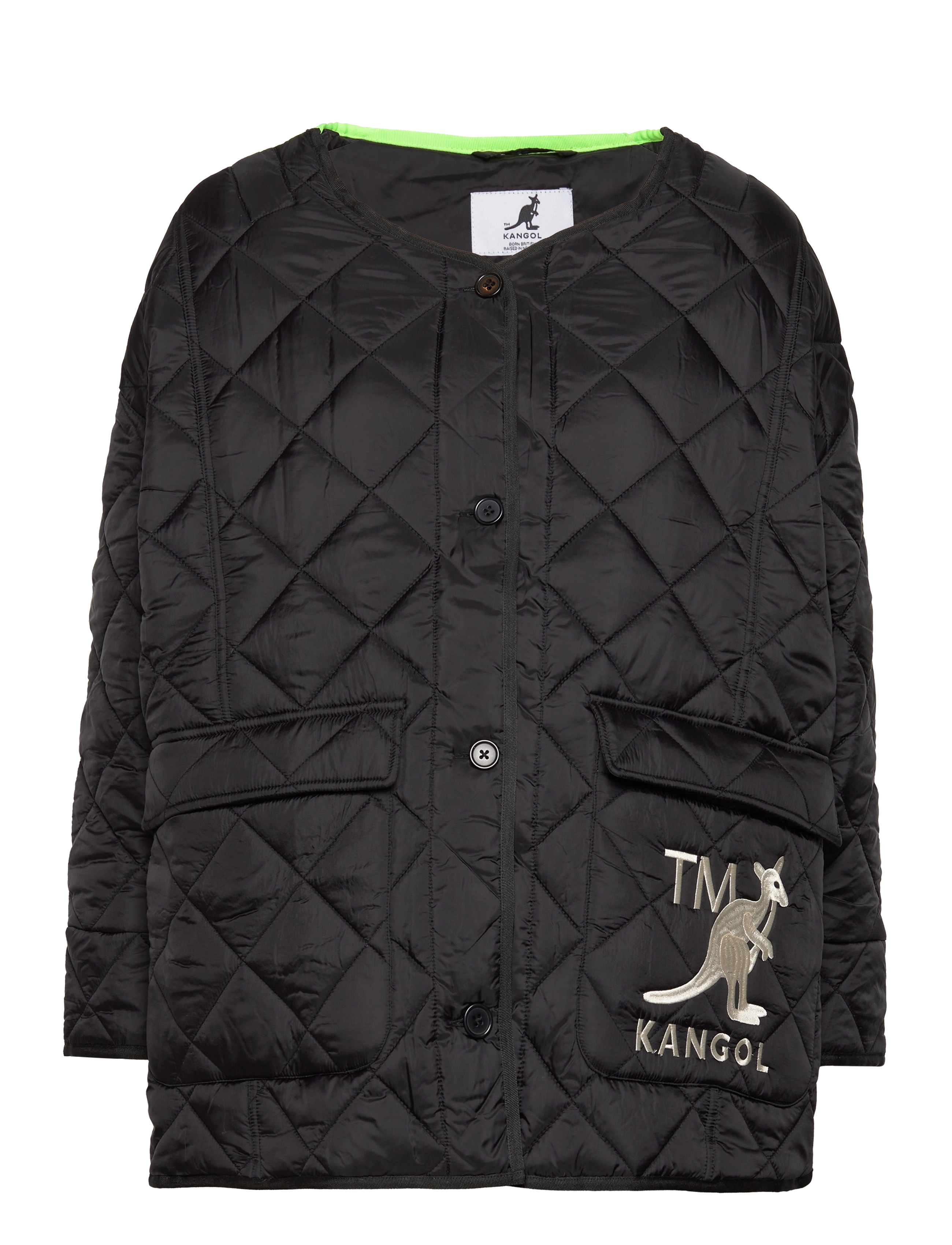 KANGOL Kg Hana Quilted Jacke Schwarz - XS - Damen