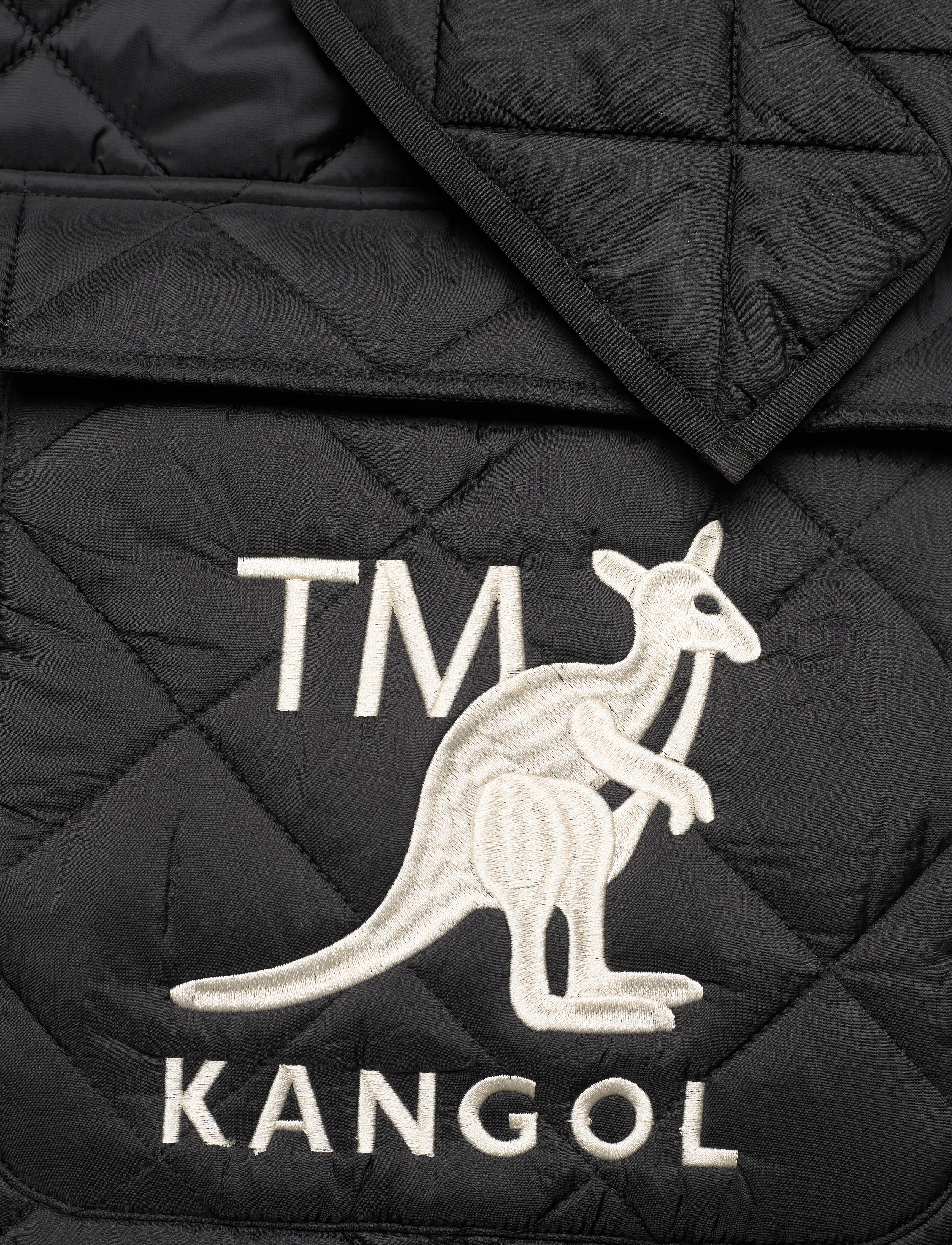 Kangol - KG HANA QUILTED JACKET - overtøj - black-lime - 3