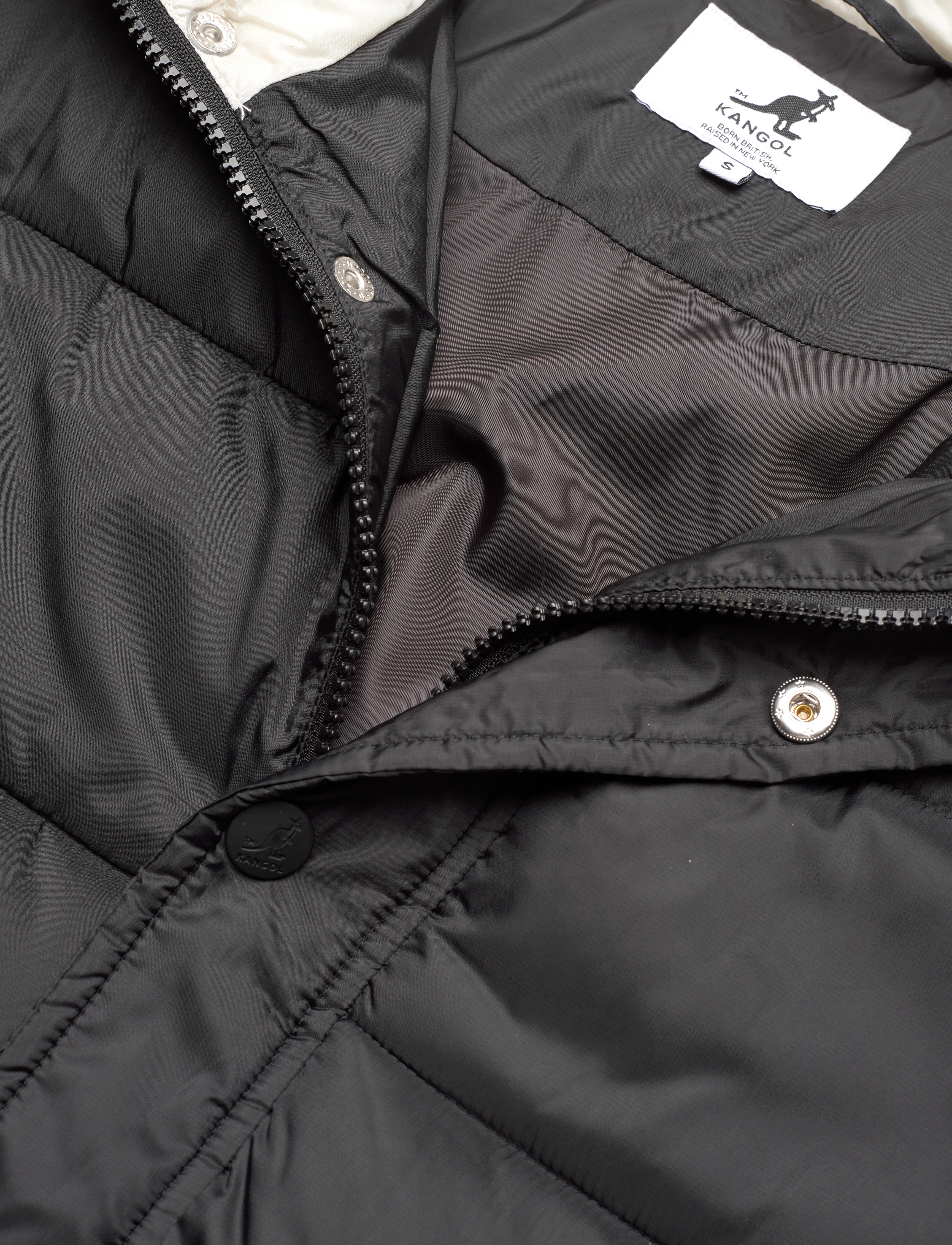 Kangol - KG SAM PUFFER JACKET - dunjakker - faded black - 2