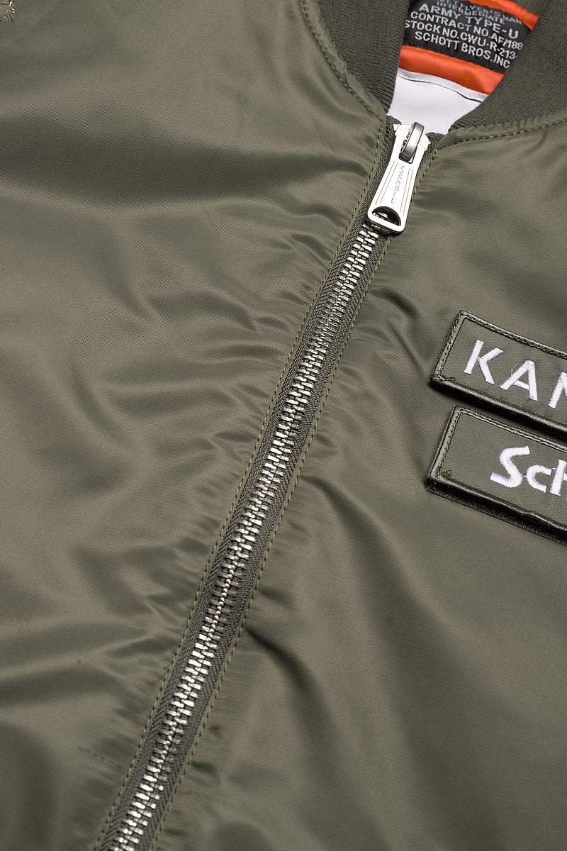 Kangol - KANGOL X SCHOTT - forårsjakker - sage - 2