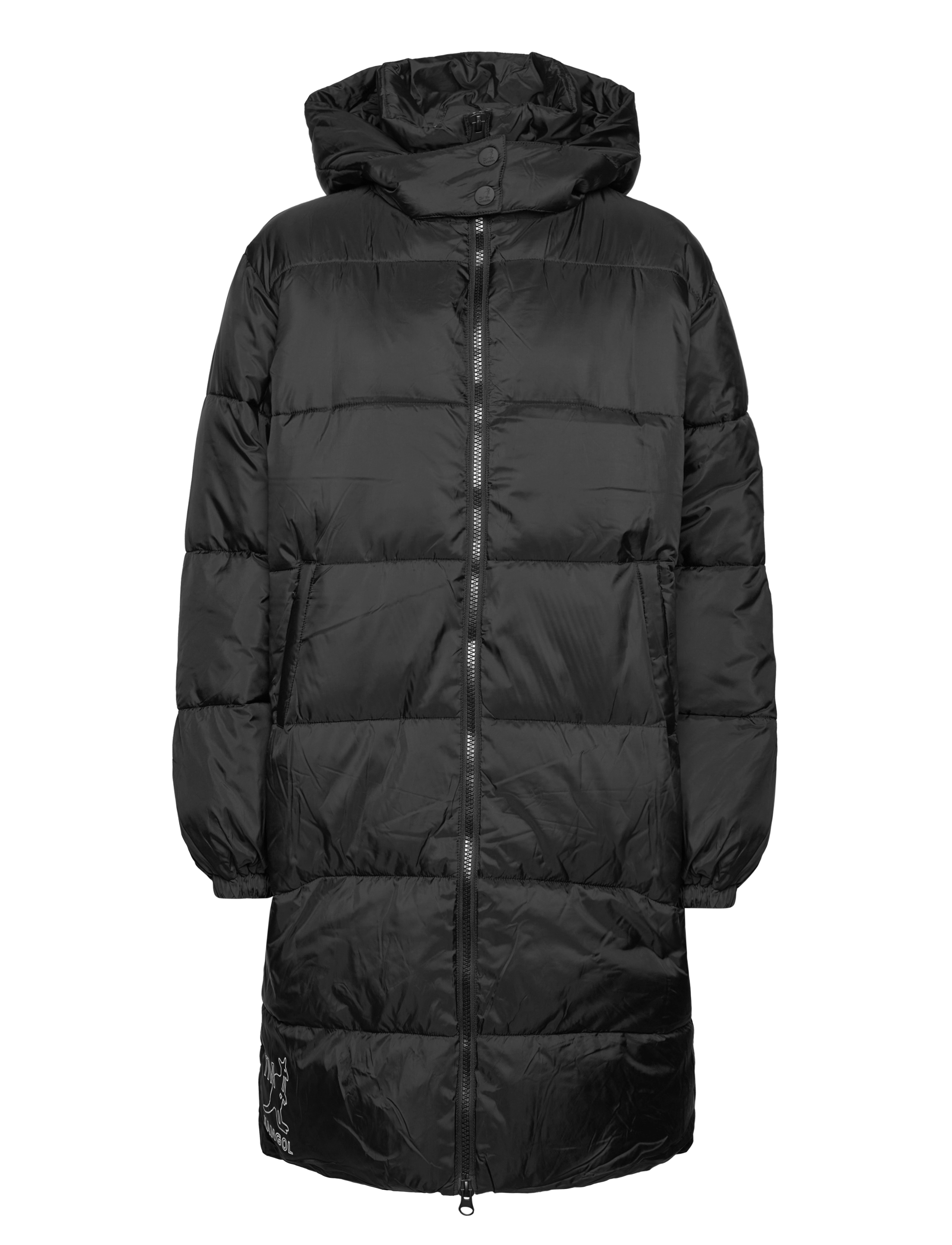 KANGOL Kg Reno Puffer Long Jacke Schwarz - XS - Damen