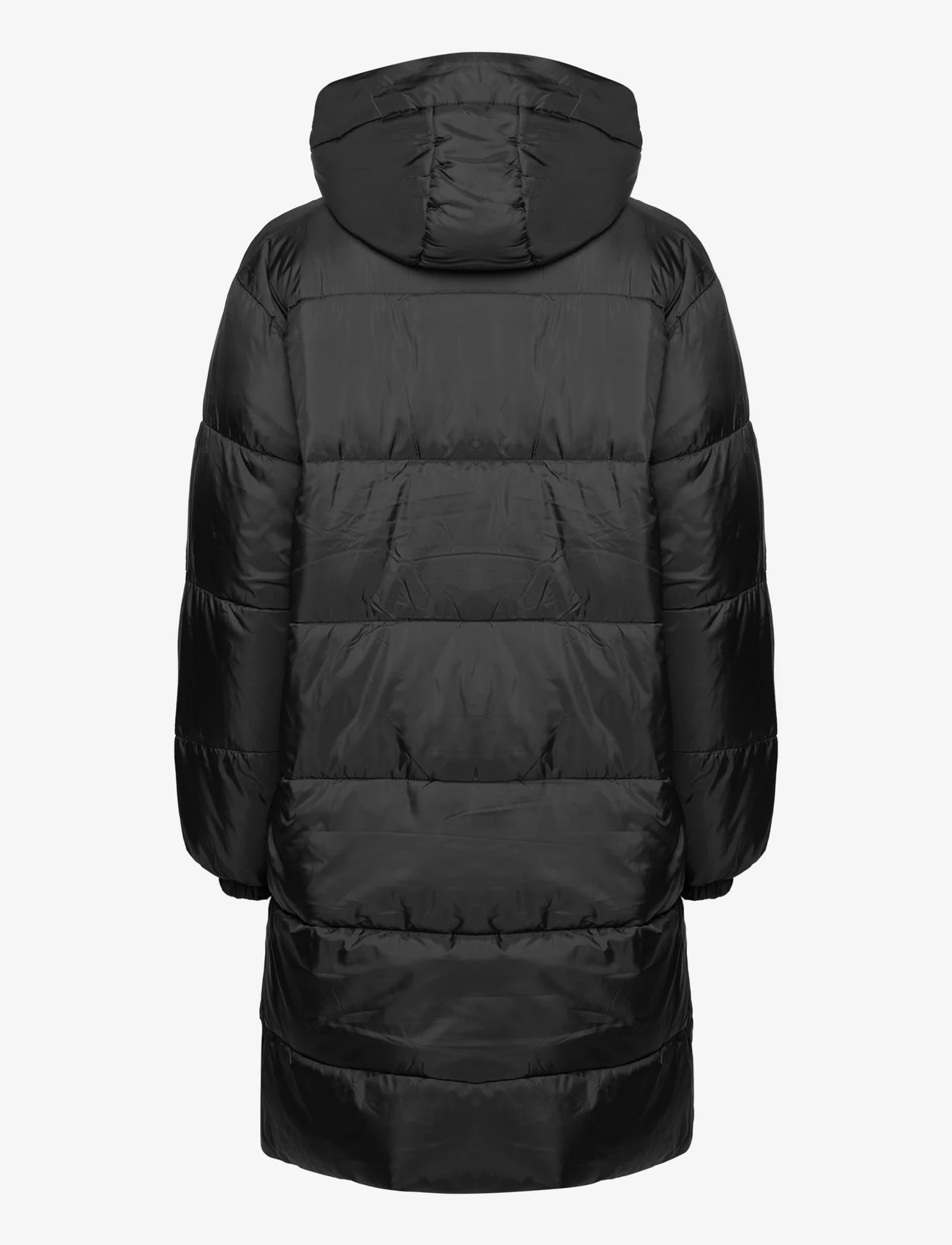 Kangol - KG RENO PUFFER LONG JACKET - winter jackets - black - 1