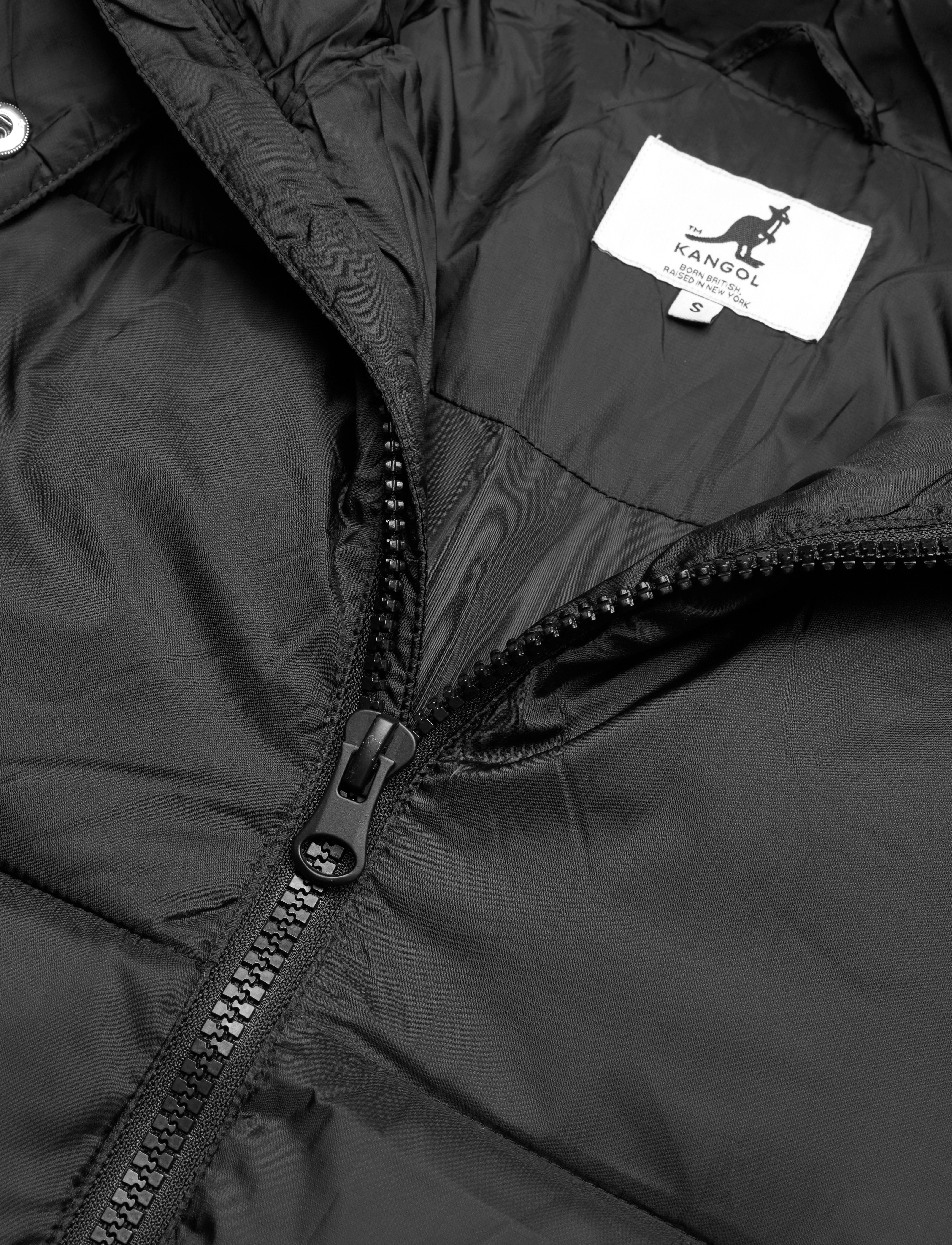 Kangol - KG RENO PUFFER LONG JACKET - dunjakker - black - 2