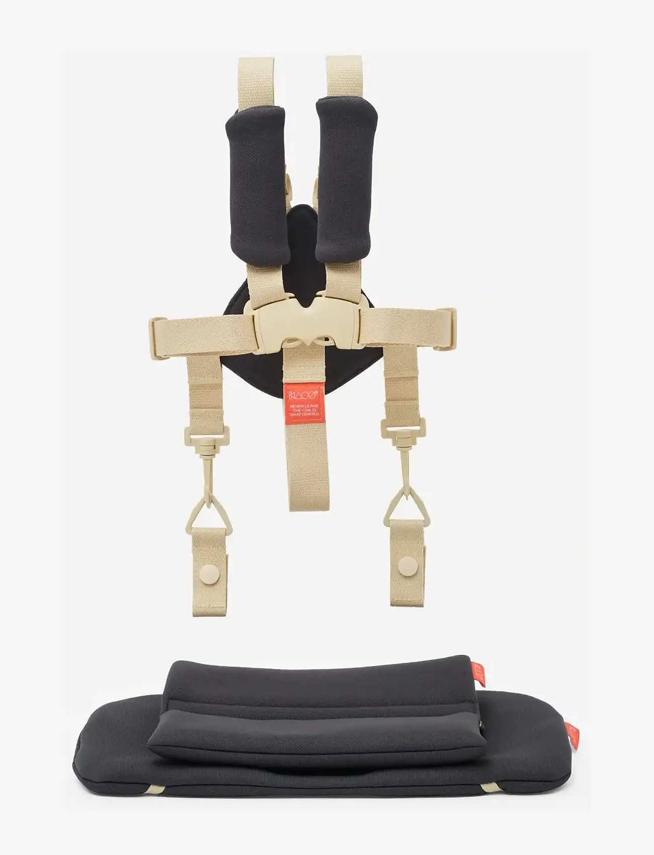 KAOS - KAOS KLAPP® Jr. Harness & Cushion Set Charcoal Black - charcoal black - 1