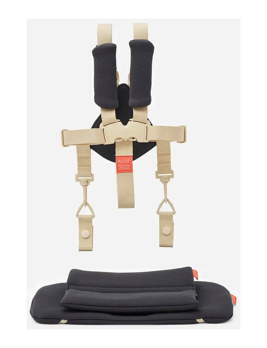 KAOS - KAOS KLAPP® Jr. Harness & Cushion Set Charcoal Black - charcoal black - 1