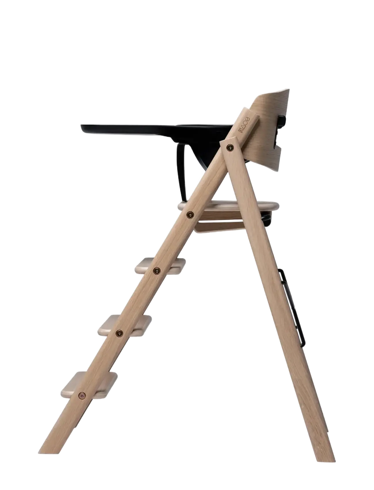KAOS - KAOS KLAPP® Safety Rail & Tray - højstole - charcoal black - 4