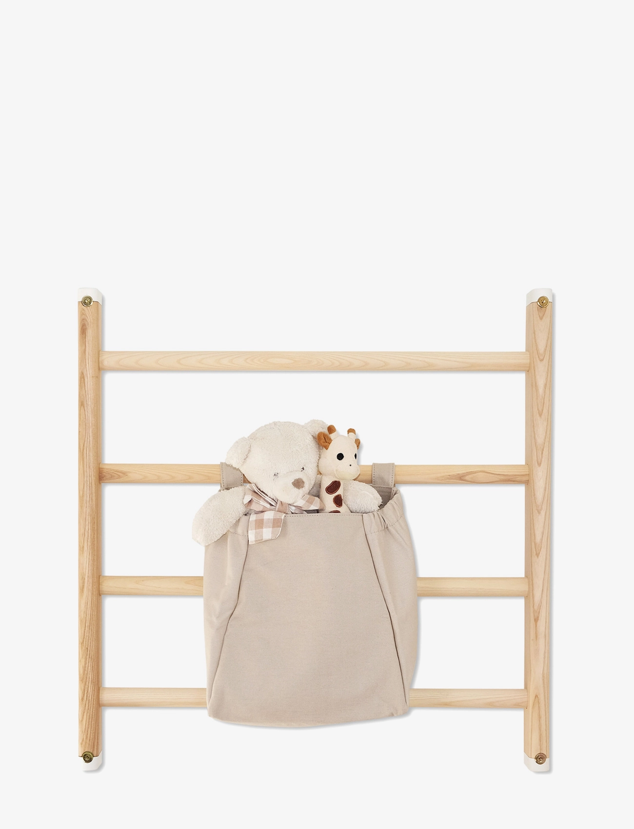 KAOS - Endeløs Textile Storage Bag - opbevaringskurve - light grey - 1