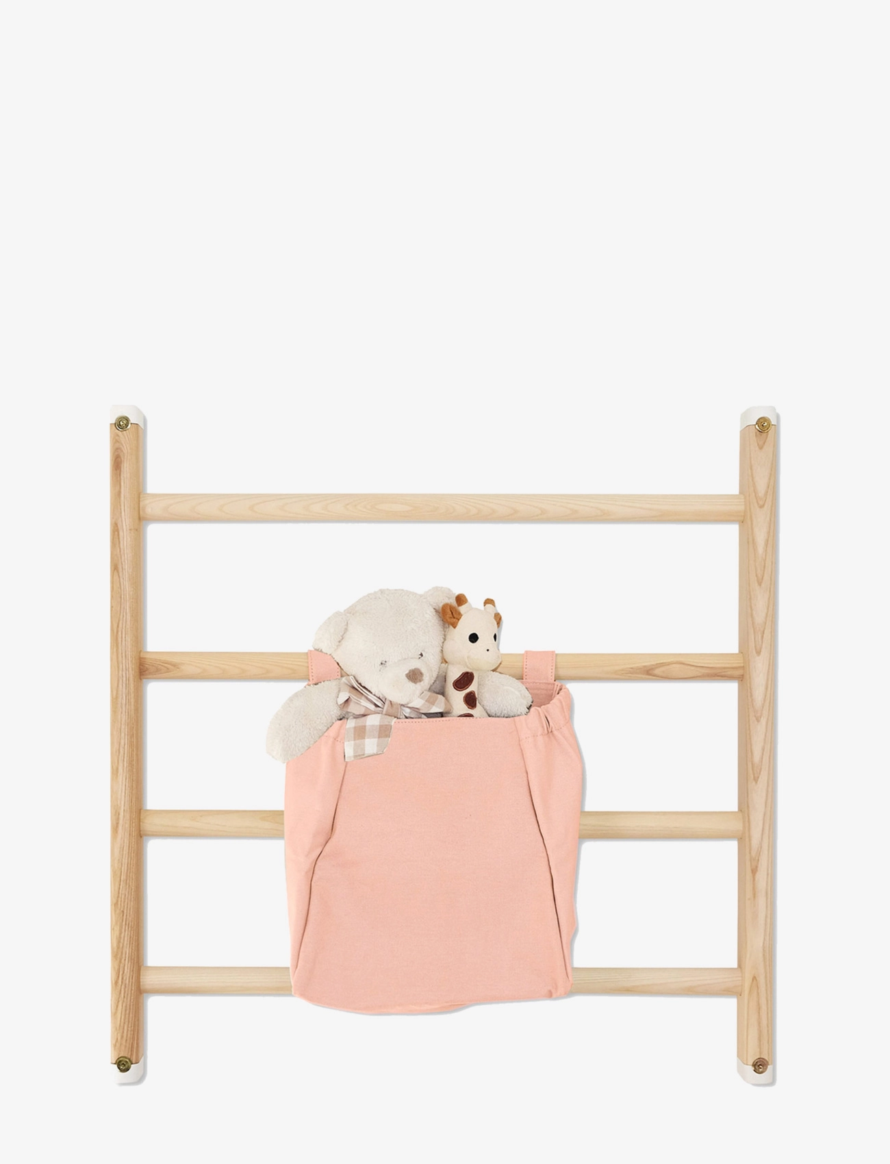 KAOS - Endeløs Textile Storage Bag - opbevaringskurve - peachy pink - 1