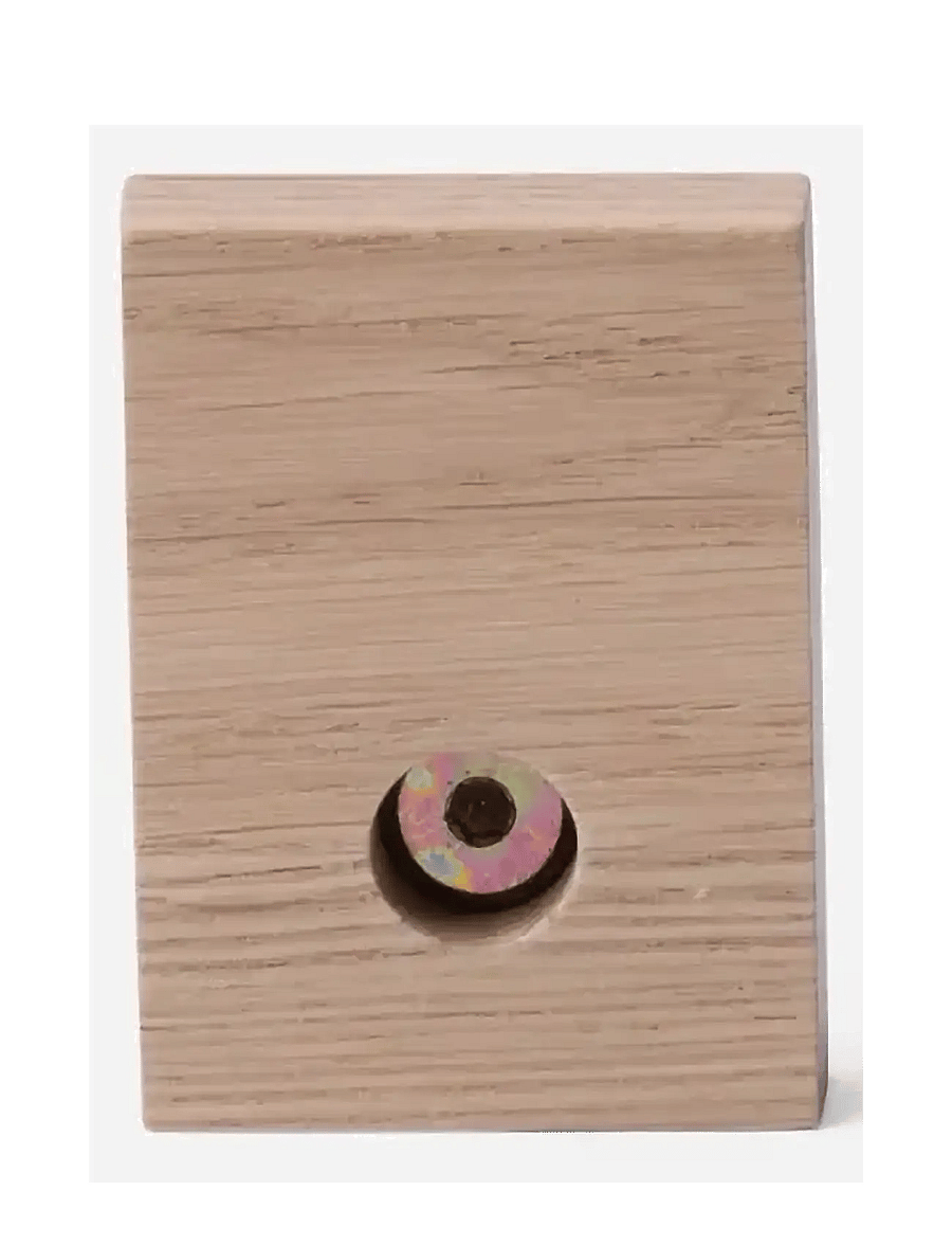 KAOS - Klapp Wall Hook for Wooden + Recycled Chair Natural Oak - haken und aufhänger - natural - 3