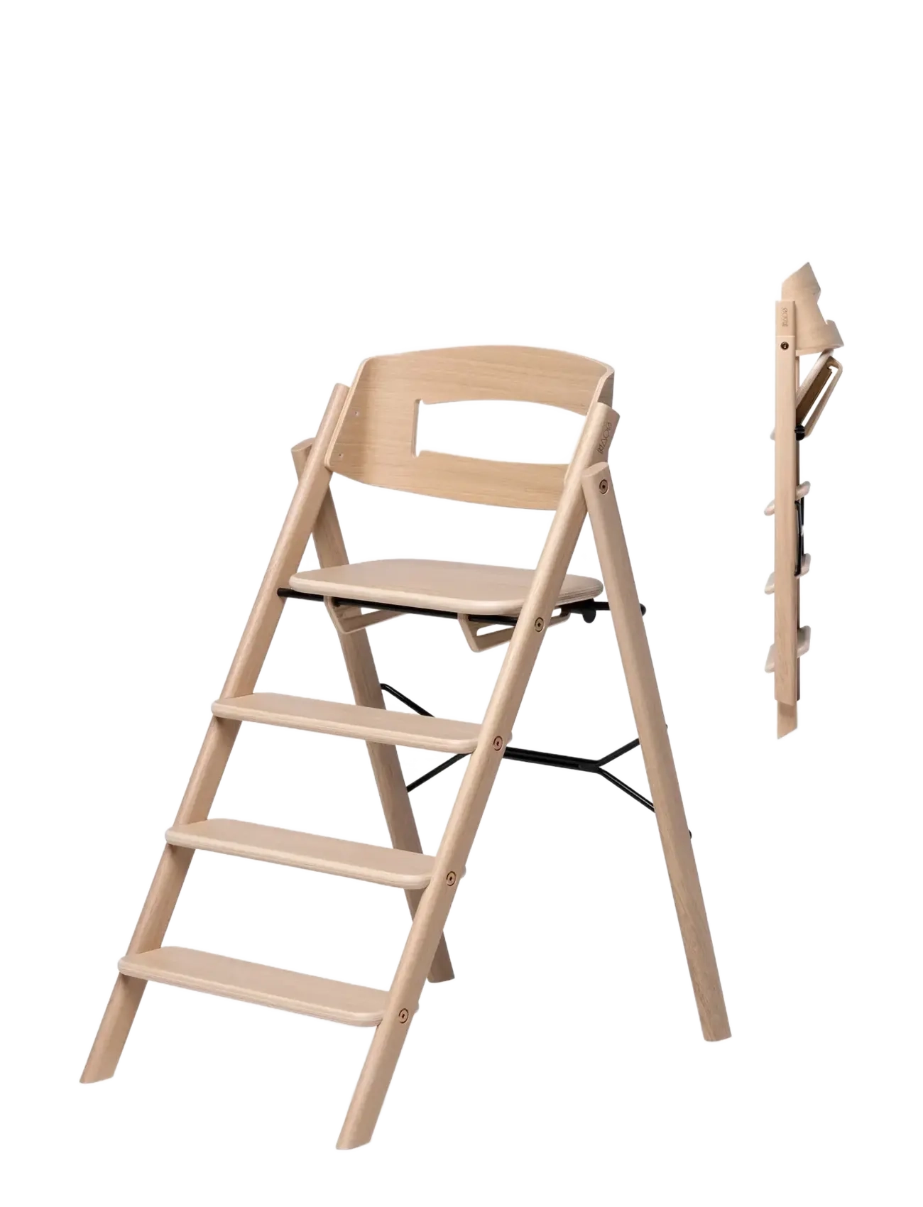 KAOS Klapp High Chair - Baby products - OAK / beige