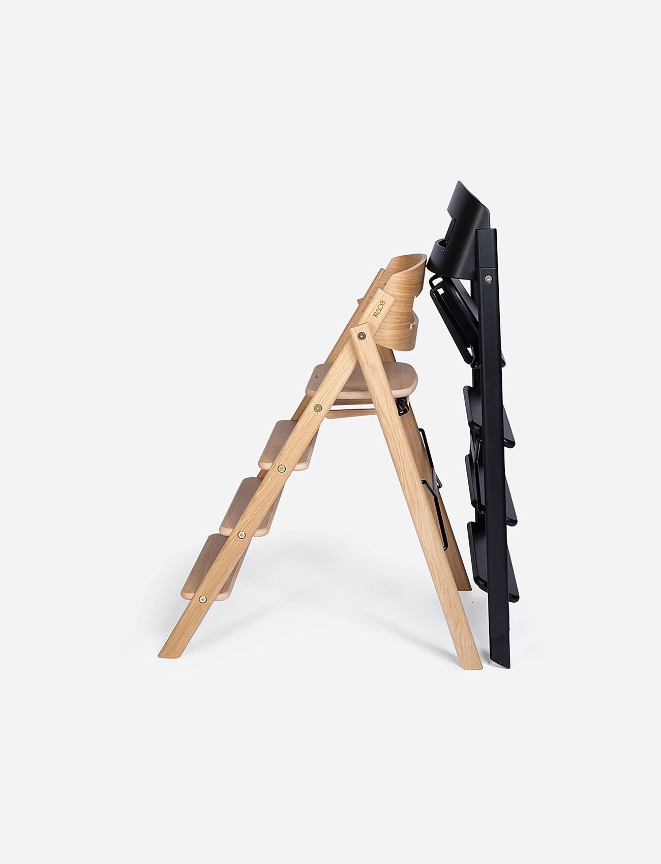 KAOS - Klapp High Chair - high chairs - oak - 5