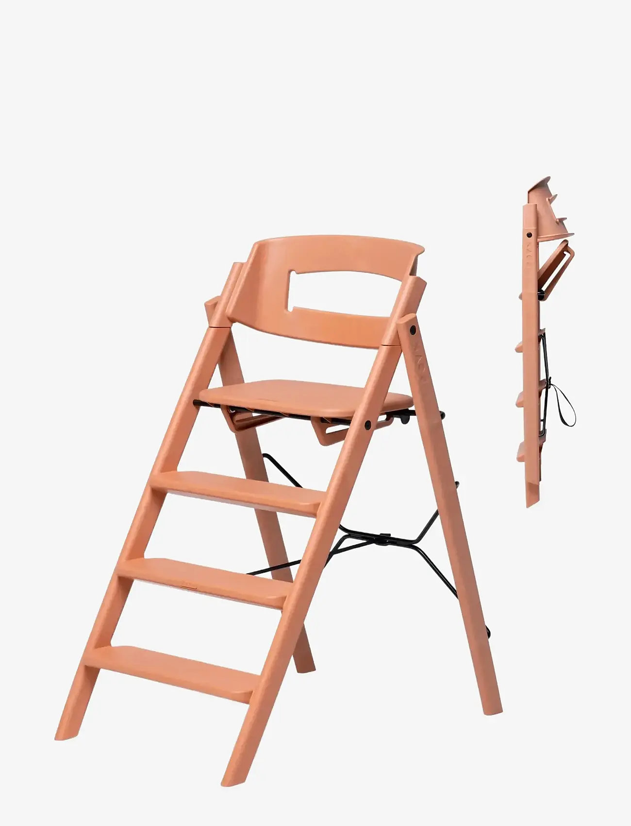 KAOS - Klapp High Chair Recycled - højstole - terracotta pink - 0