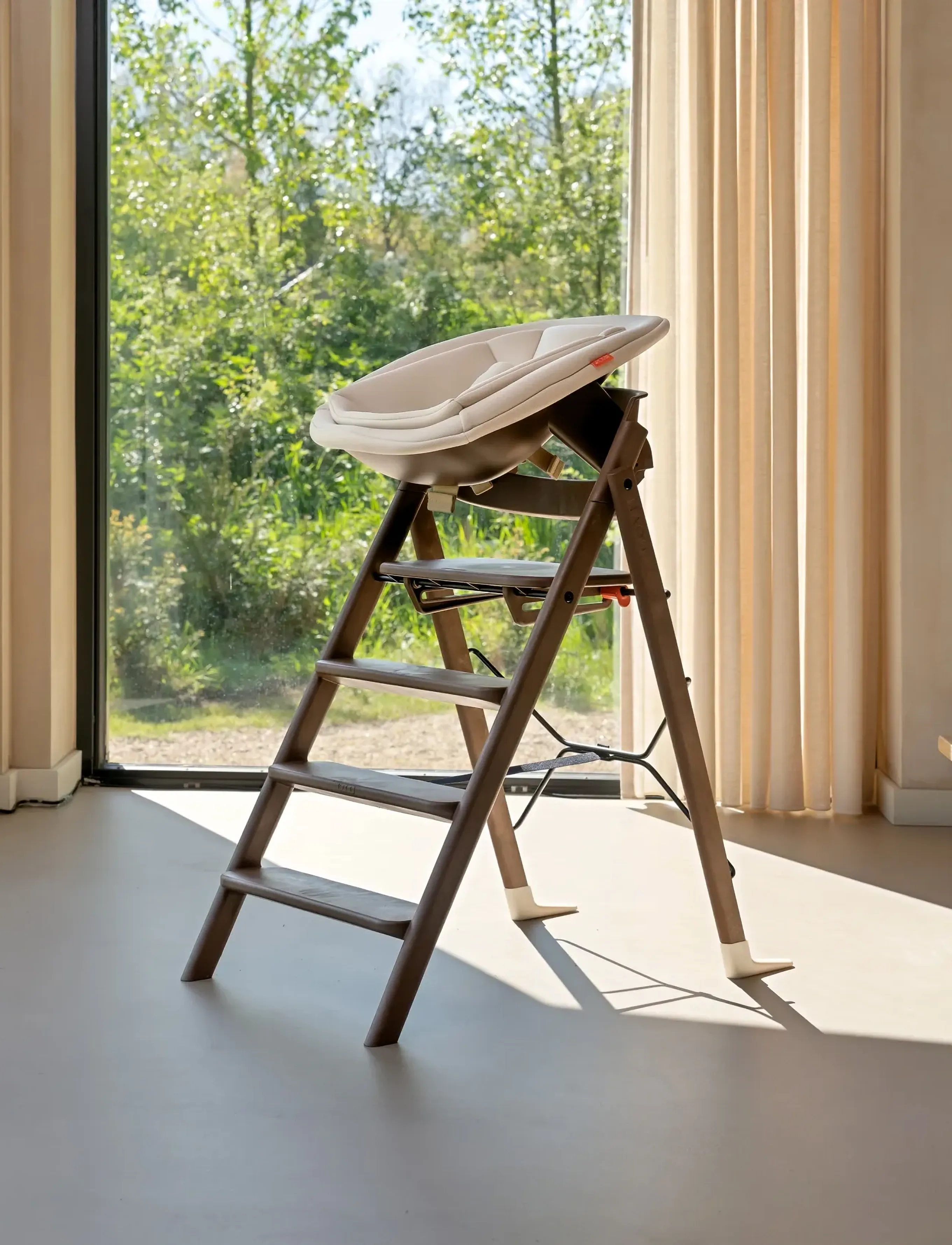 KAOS - KAOS KLAPP® Newborn Seat Desert Sand - højstole & tilbehør - mocca brown - 5