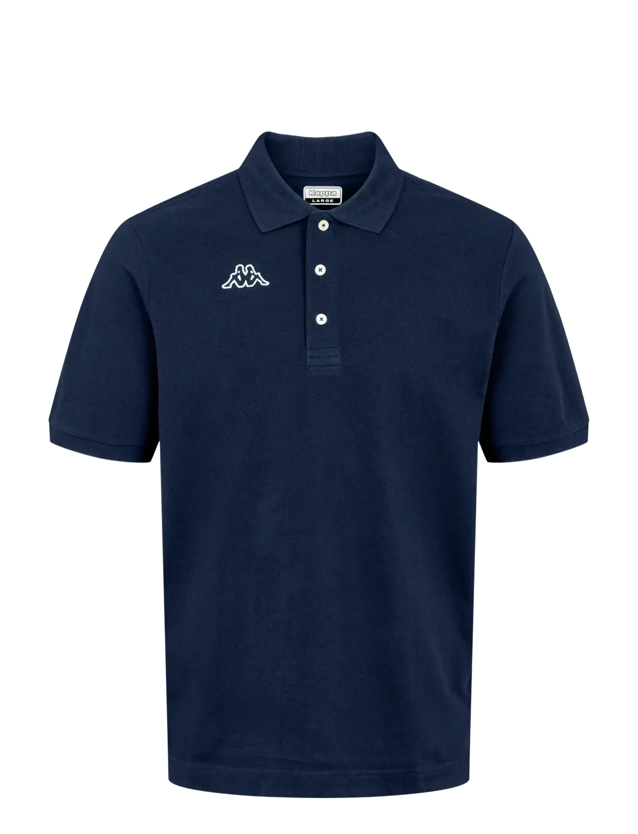 KAPPA KM Polo - Logo Life -  - BLUE MARINE-WHITE / navy