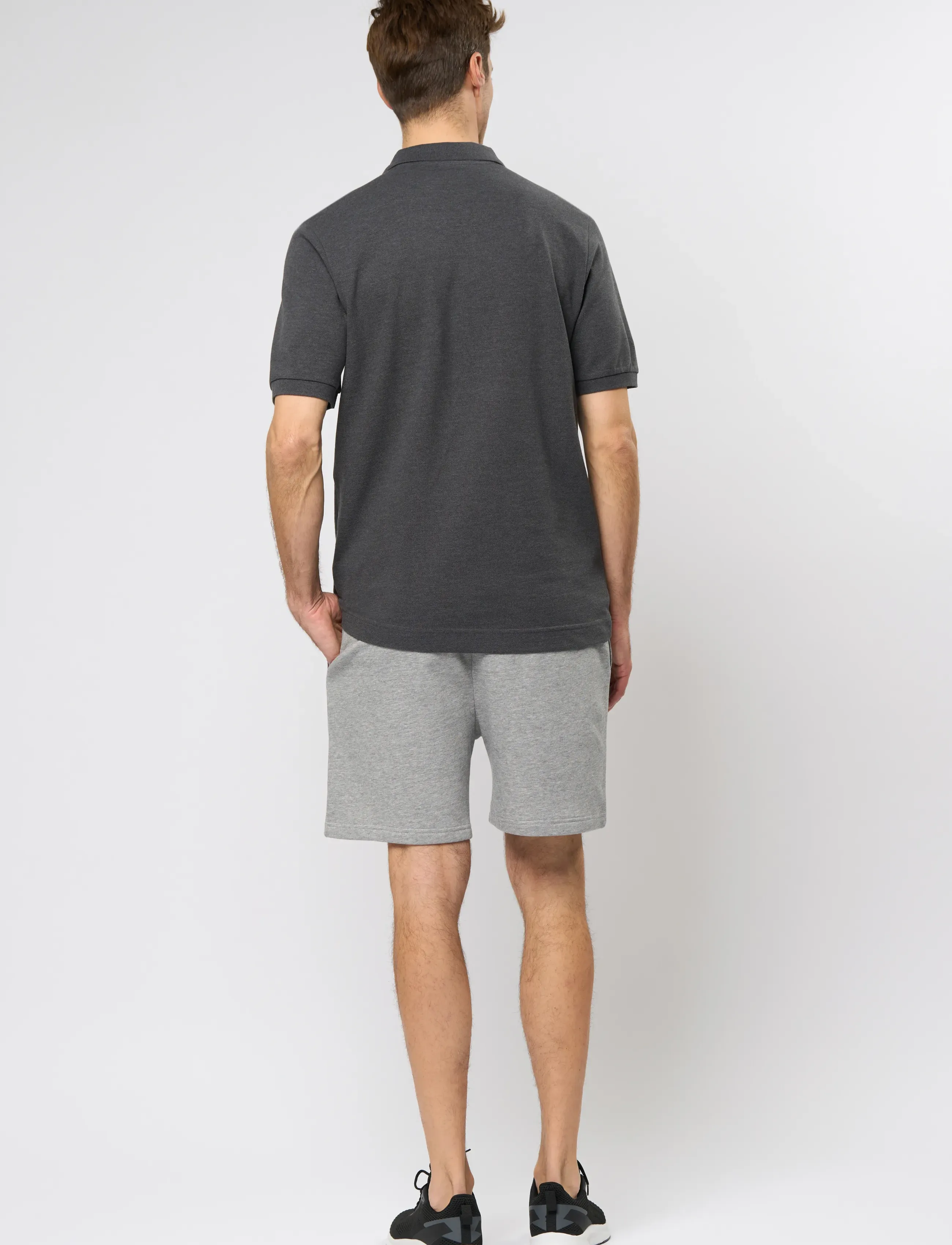 KAPPA - KM Polo - Logo Life - kortærmede poloer - grey dk melange - 3