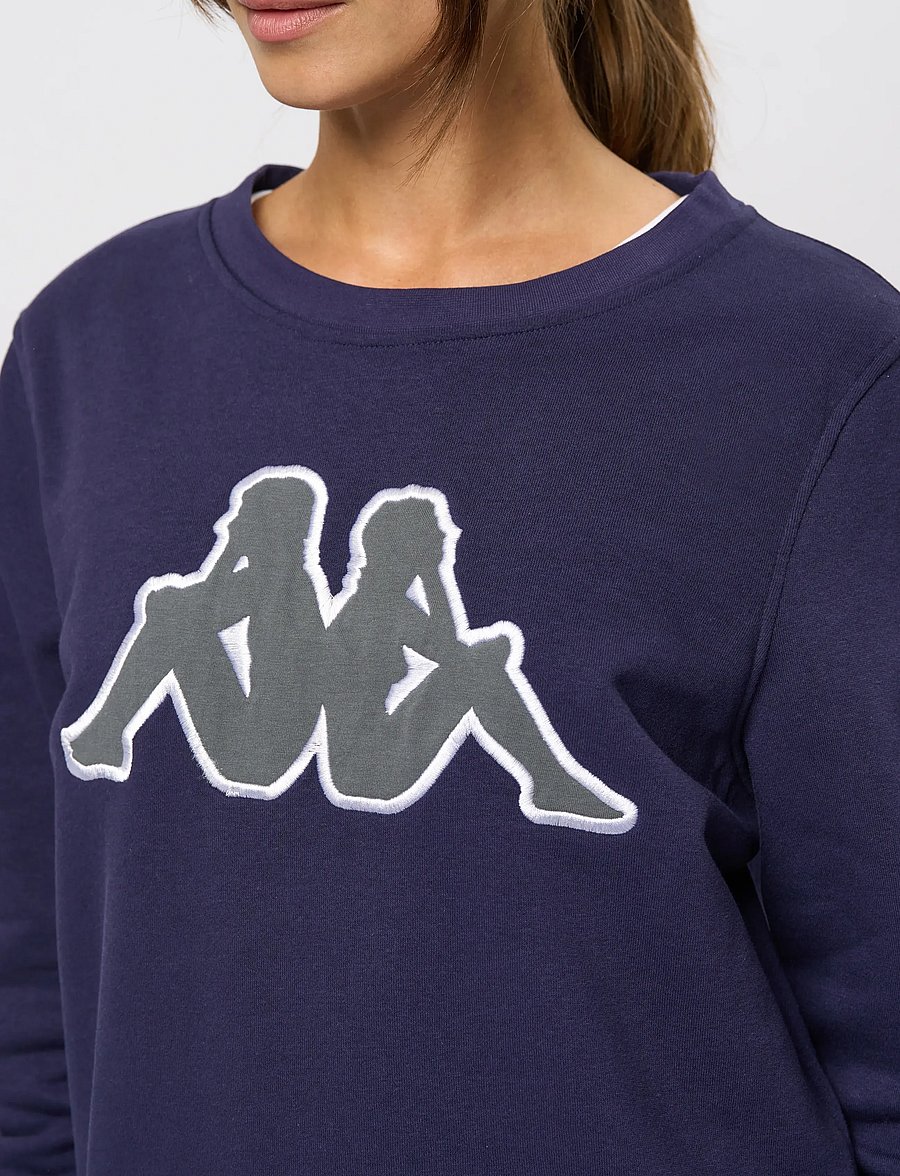 KAPPA - Logo Airvit - vyrams - blue marine-grey charcoal - 5