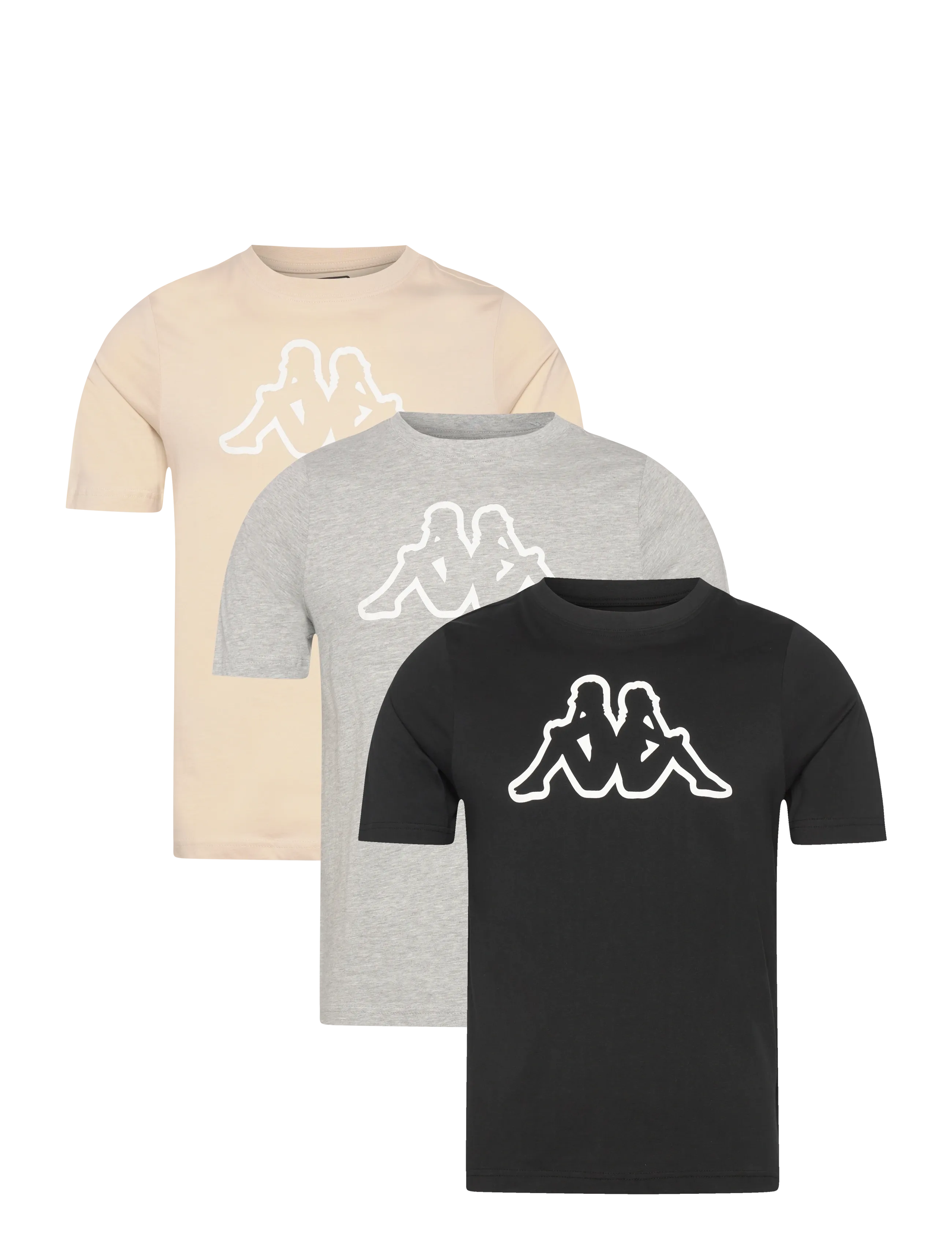 KAPPA KM - Logo Korpo Cromen 3 pak - Kleidung - MIX - 005 / 77M / Q69 / grey