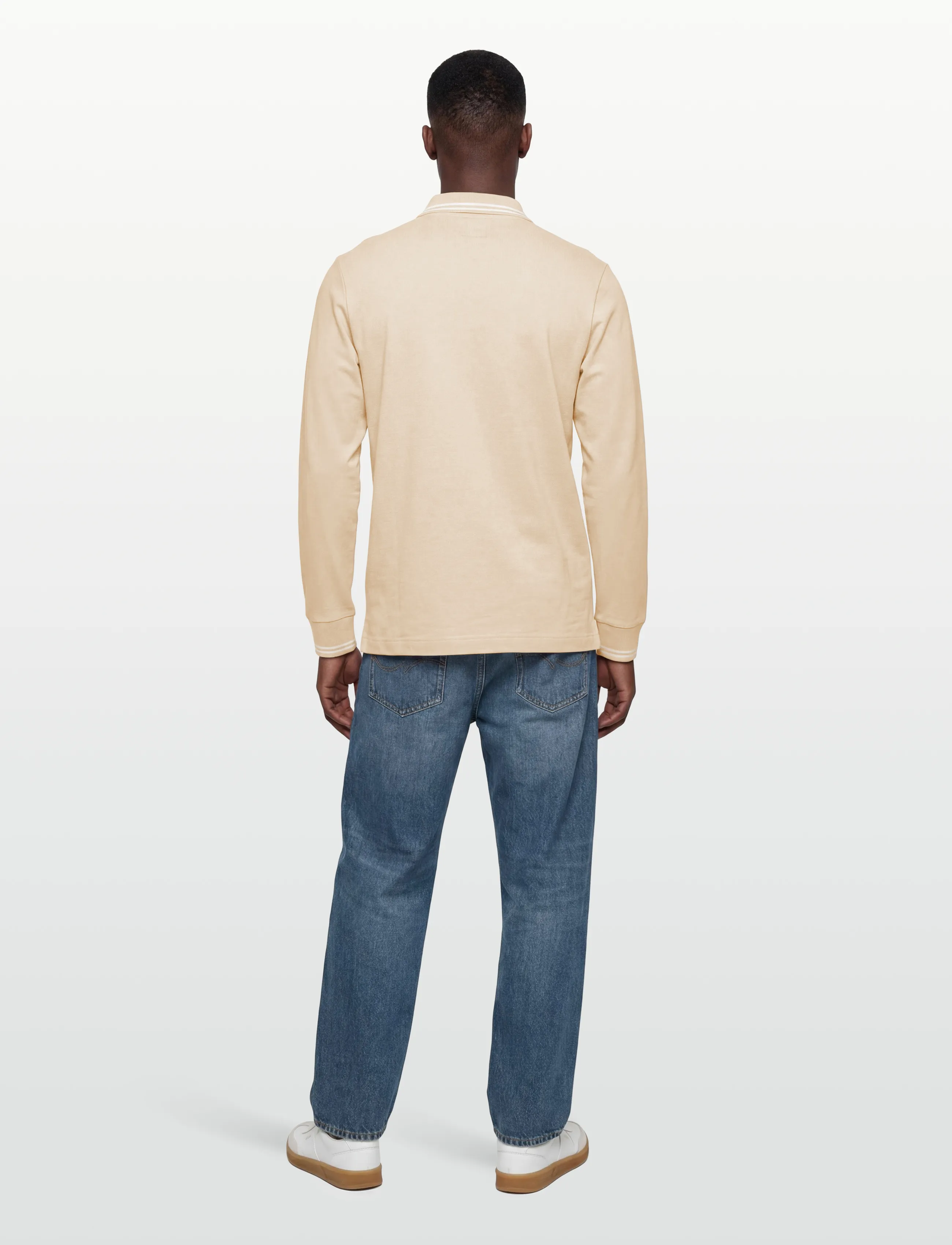 KAPPA - KM - Logo Maltax 5 - l/s - langærmede poloer - beige fog - 4