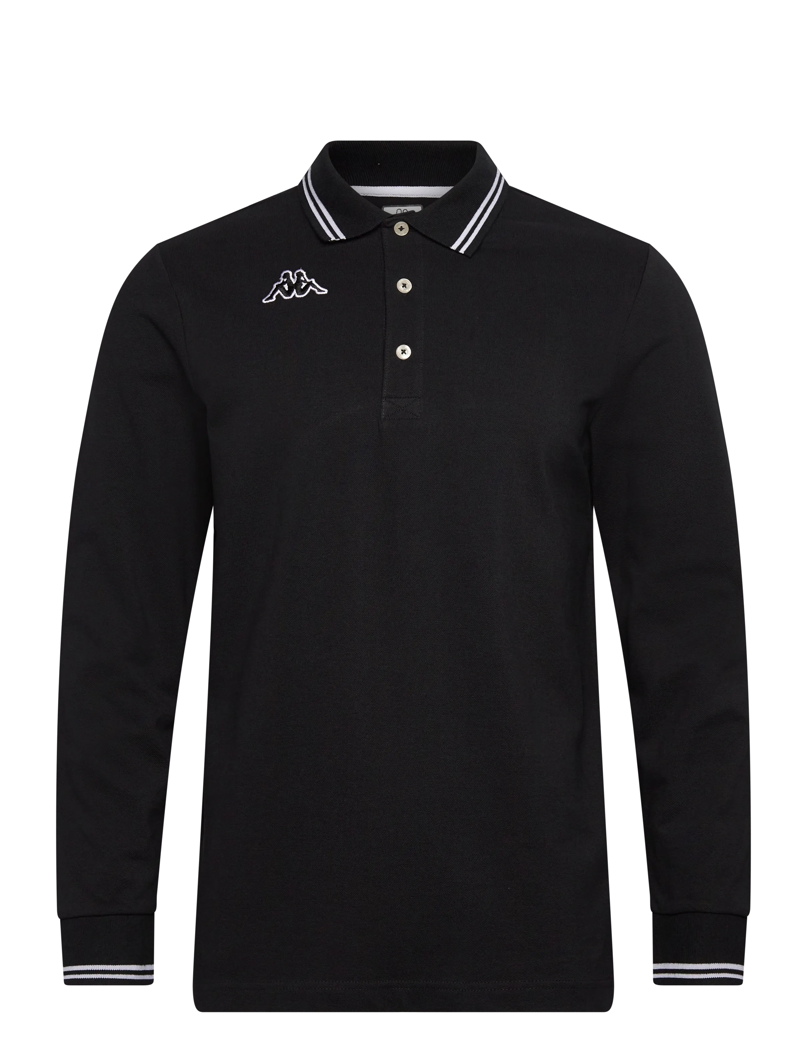KAPPA KM - Logo Maltax 5 - l/s - Polo's - BLACK / black