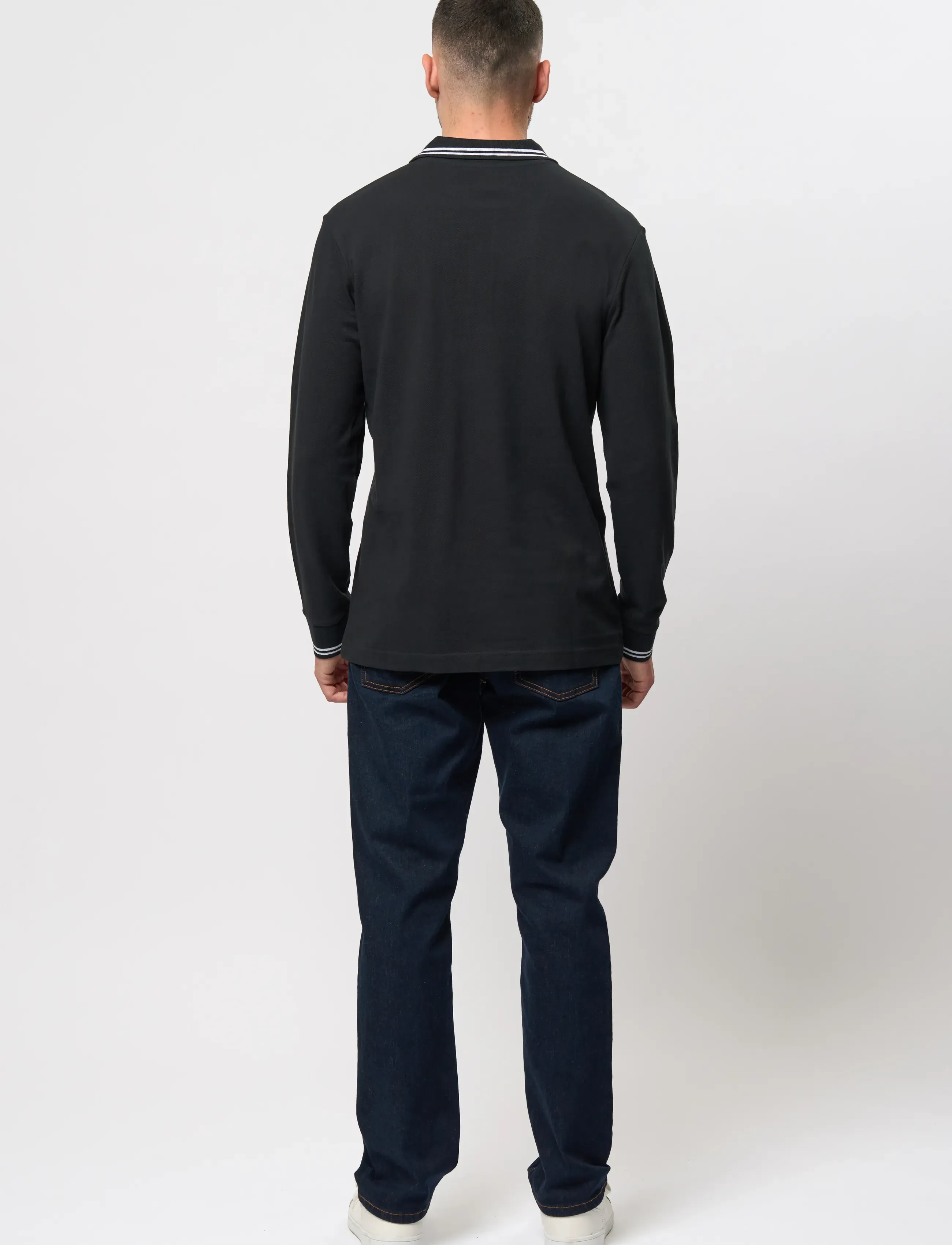 KAPPA - KM - Logo Maltax 5 - l/s - langærmede poloer - black - 3