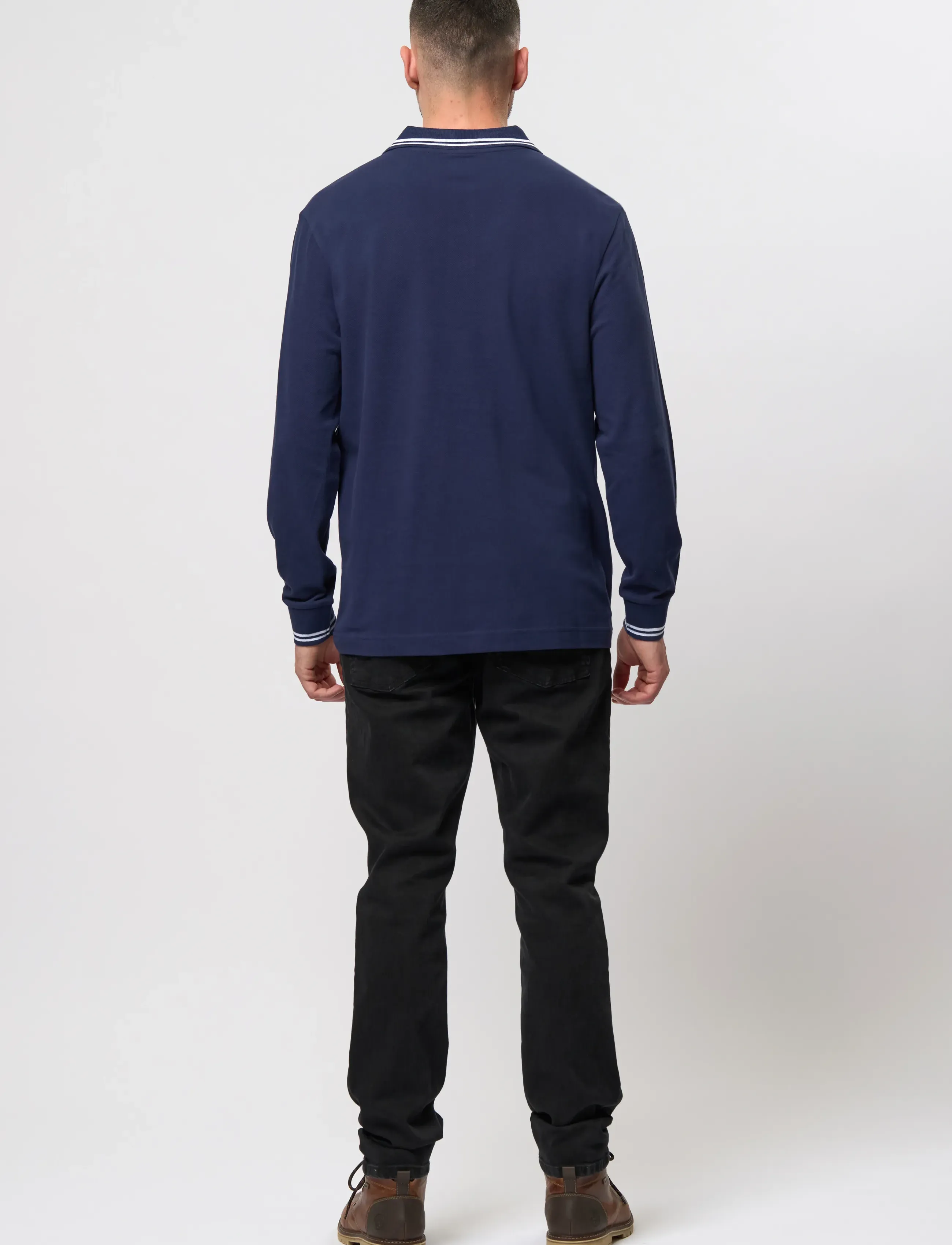 KAPPA - KM - Logo Maltax 5 - l/s - langærmede poloer - blue marine - 3