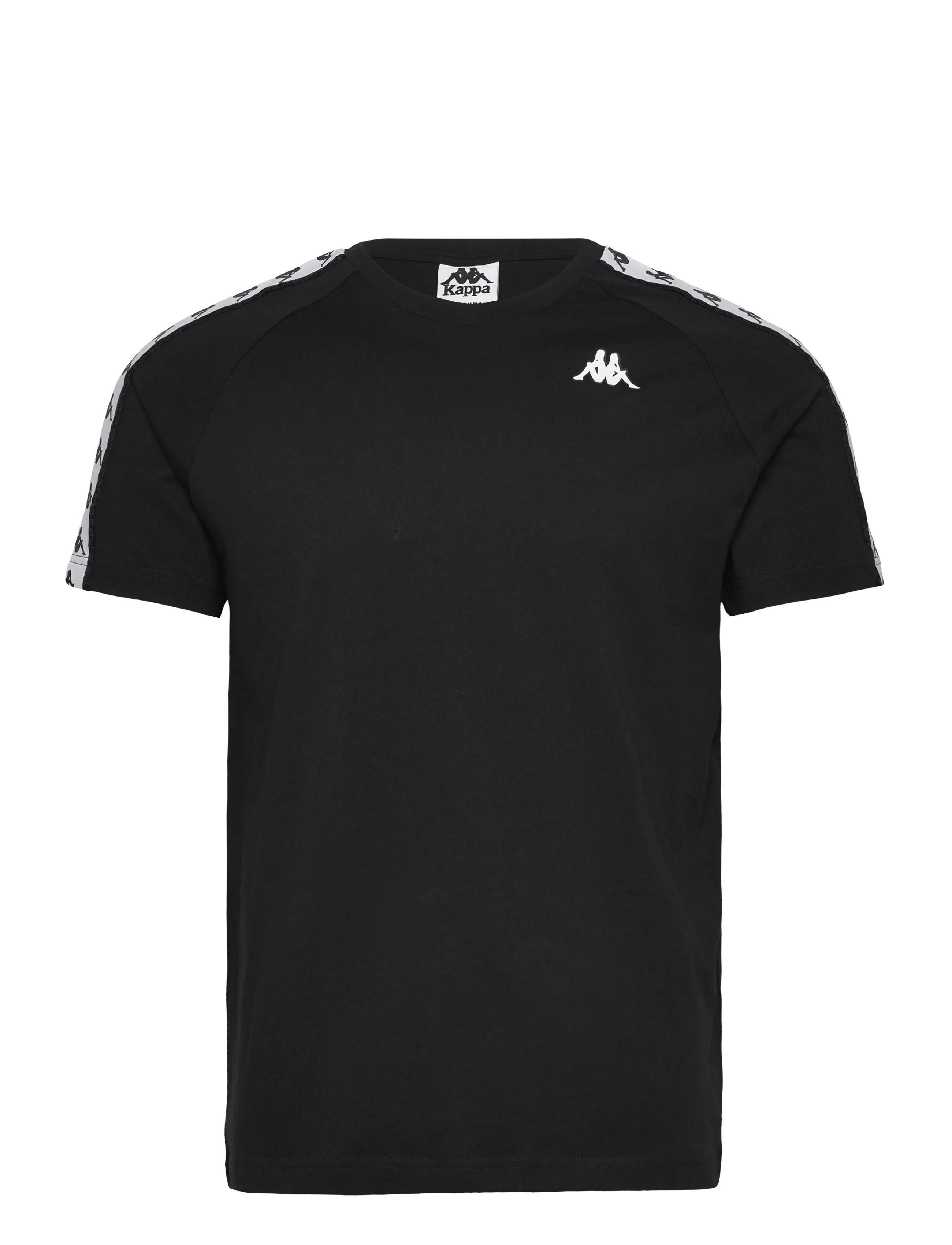 KAPPA KM - 222 Banda Icon Coen slim - T-shirts - BLACK-WHITE / black