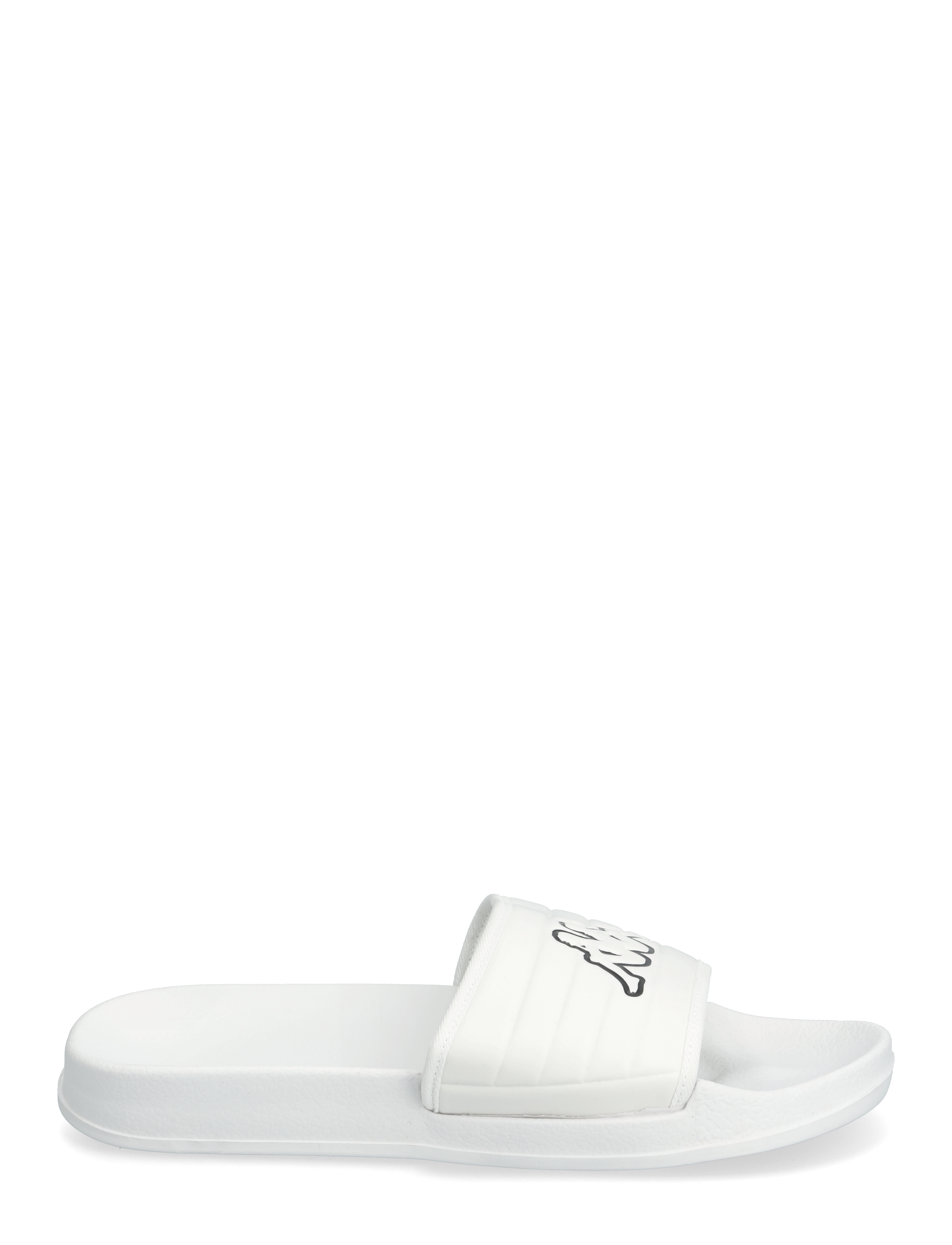 KAPPA - Pool slide - Logo Lablo - hjemmesko - white-black - 1
