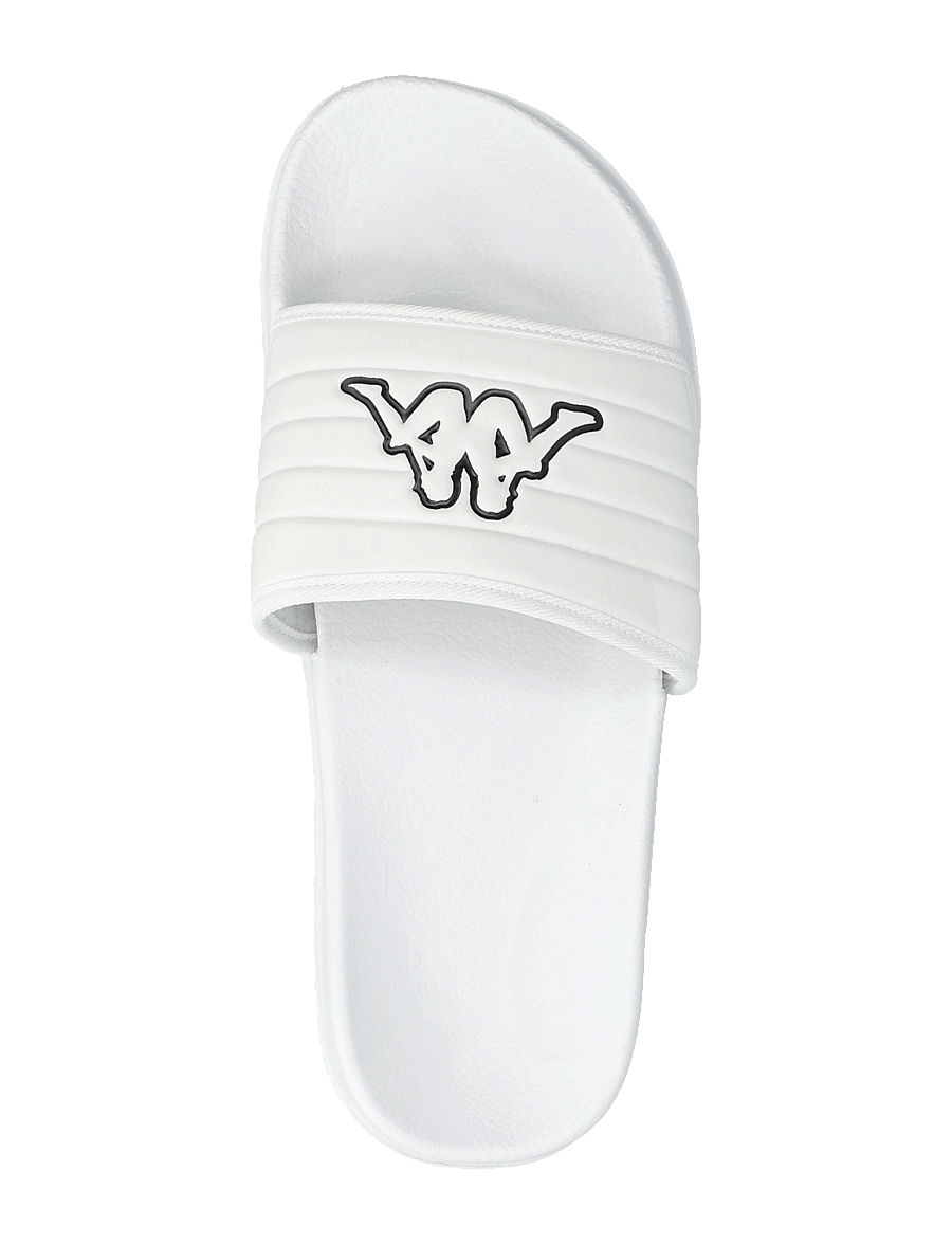 KAPPA - Pool slide - Logo Lablo - mažiausios kainos - white-black - 3