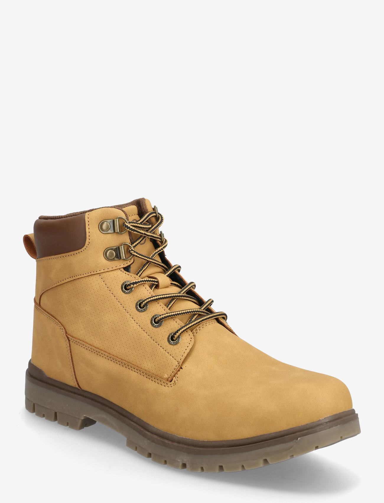 KAPPA - Boots - Logo Gunter MD - støvler med snøre - yellow tan-brown dk - 0