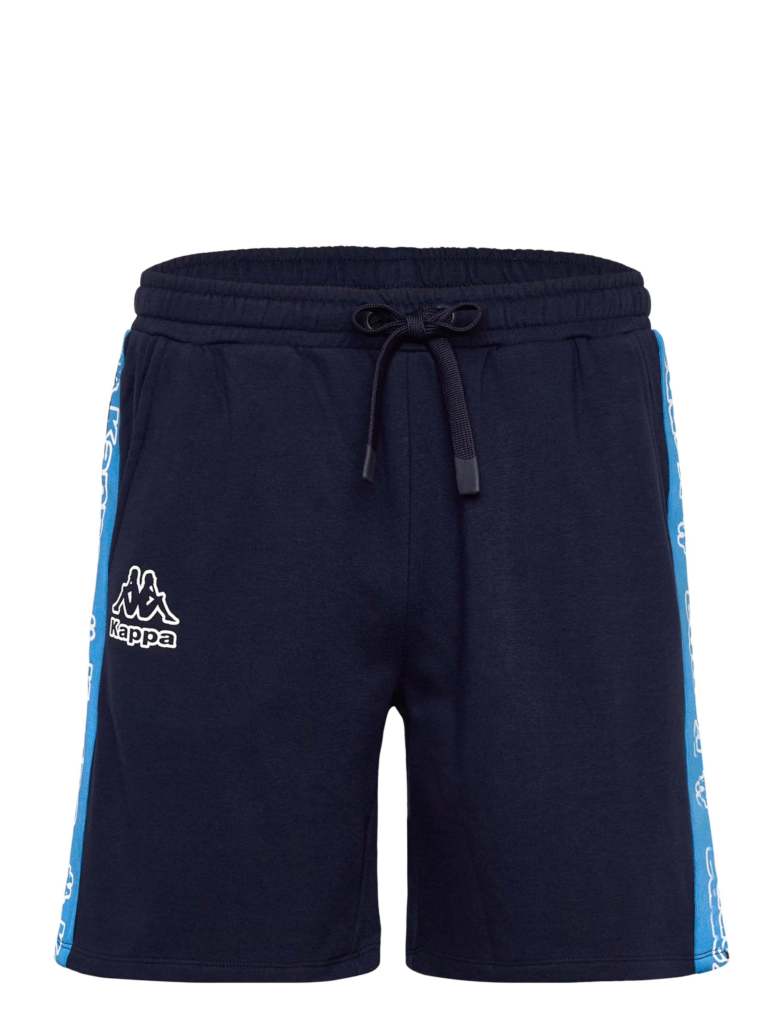 KAPPA KM - Logo Gerri - Shorts - BLUE MARINE-BLUE MALIBU / black