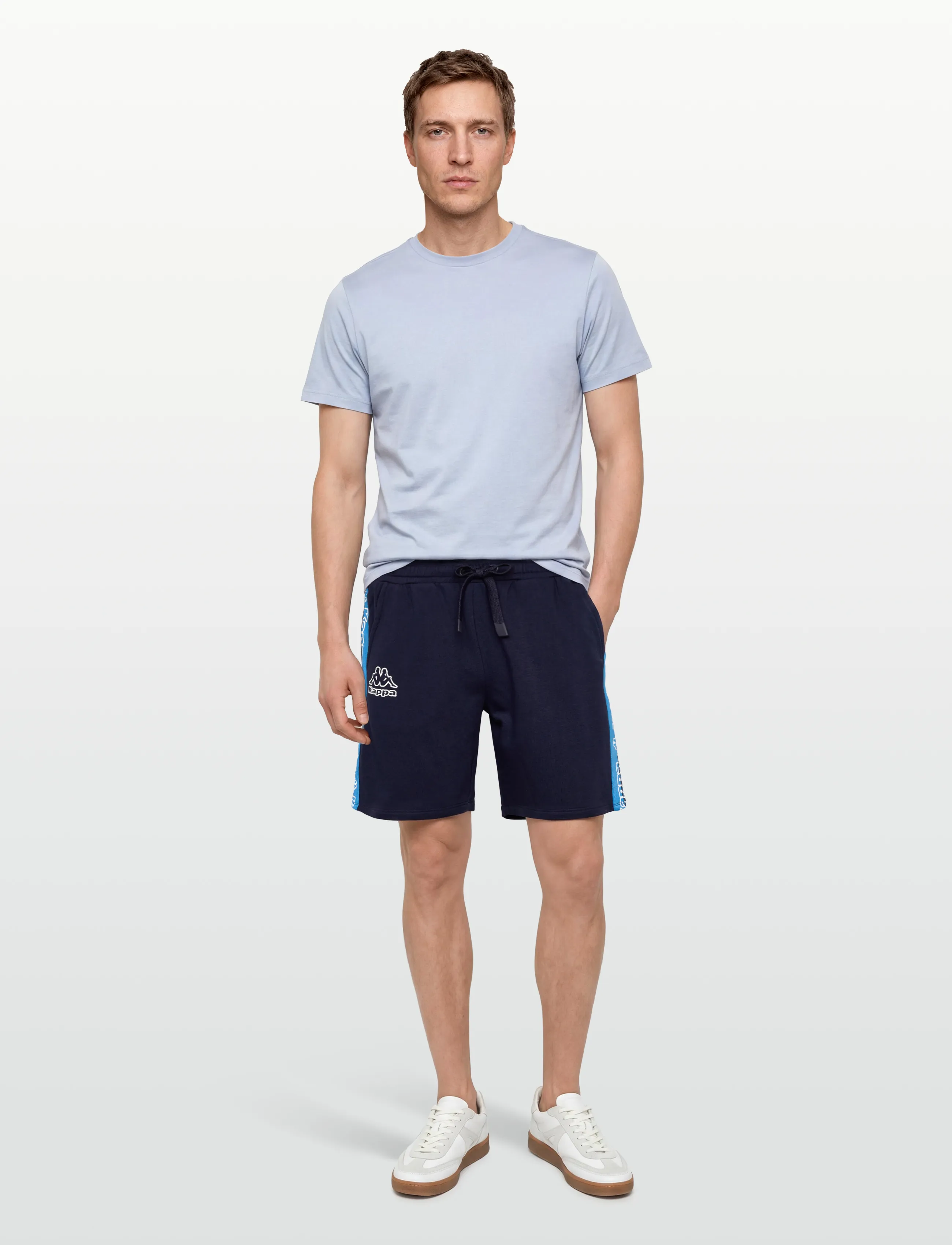 KAPPA - KM - Logo Gerri - sweat shorts - blue marine-blue malibu - 0
