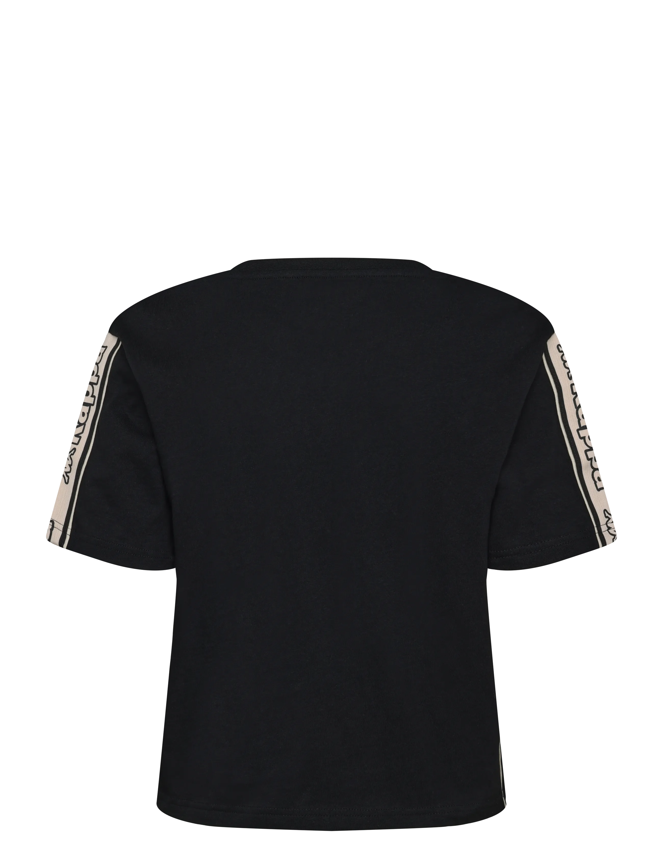 KAPPA - Logo Iostalgia - t-shirts - a1f black-beige cream - 1