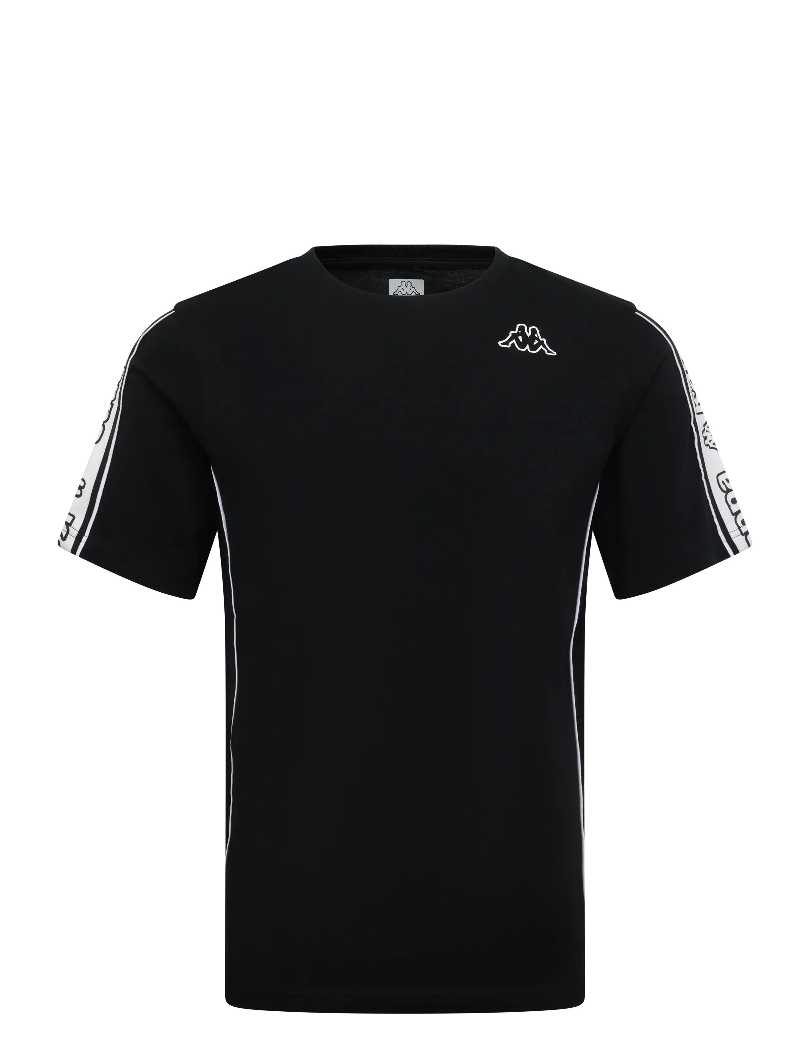 KAPPA Logo Ieeder - T-Shirts - BLACK-WHITE / black