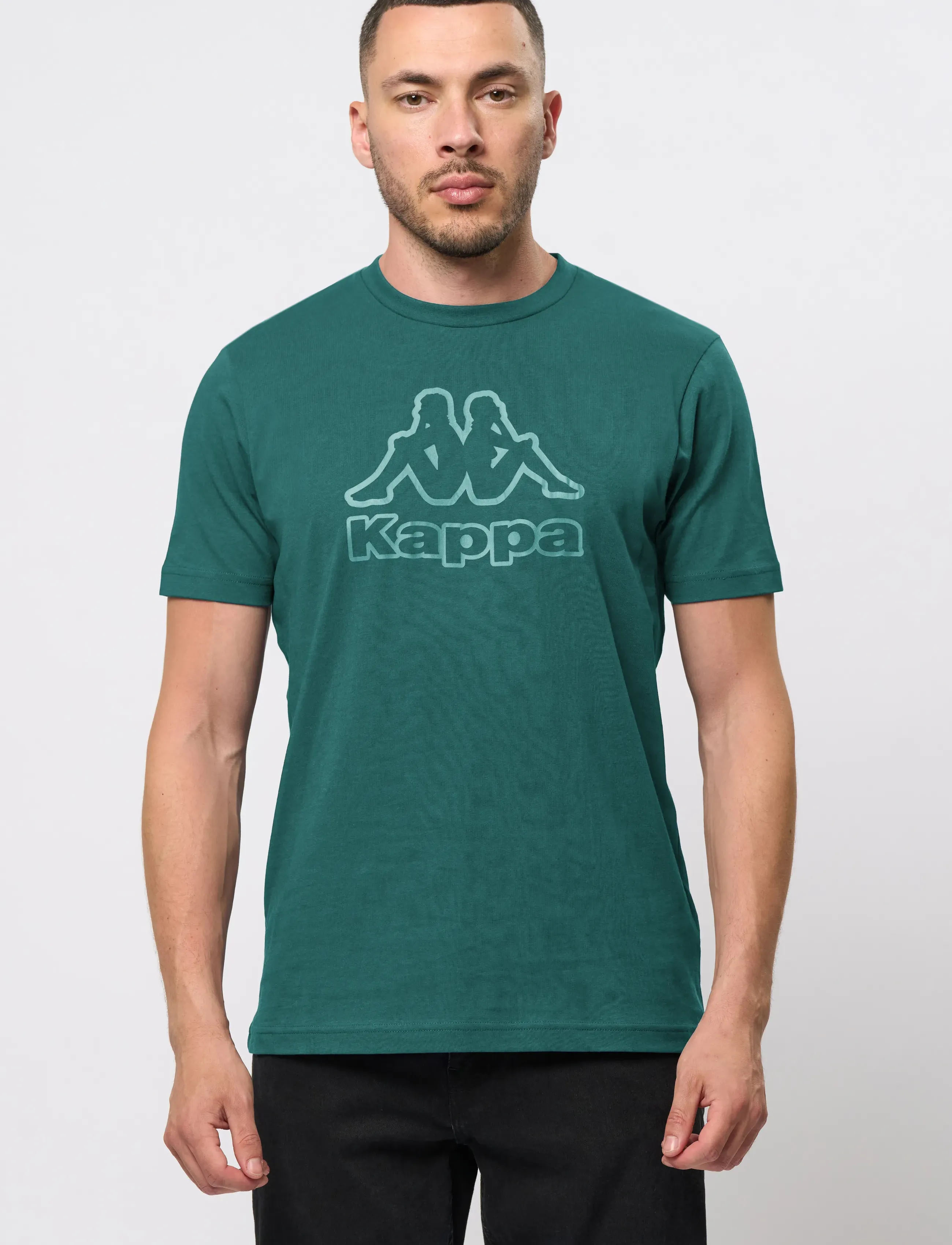 KAPPA - Logo Korpo Cremy - laveste priser - green jasper - 4